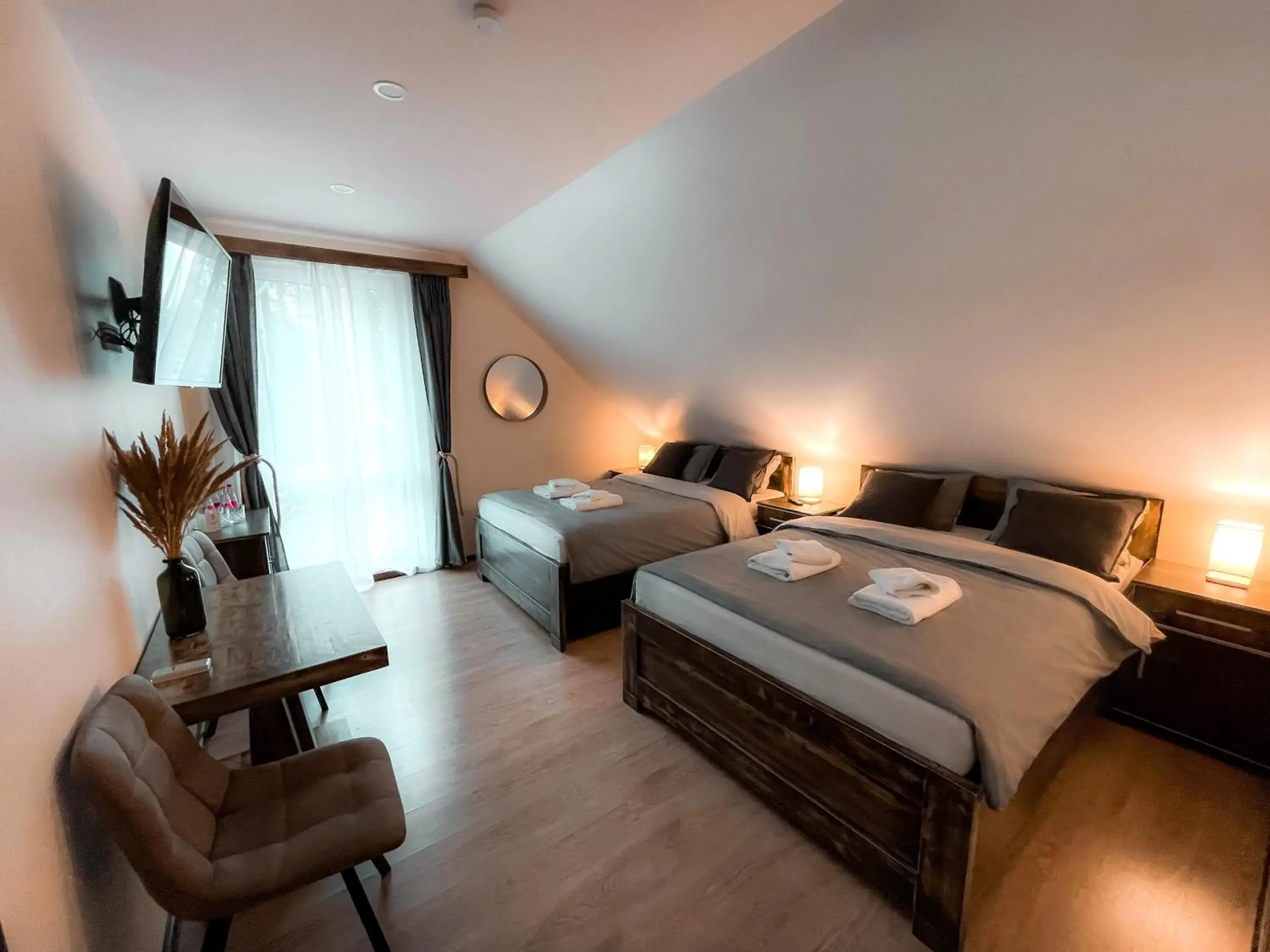 Quadruple Room with Private Bathroom in Vanaga Ligzda Quadruple Room with Private Bathroom in Vanaga Ligzda