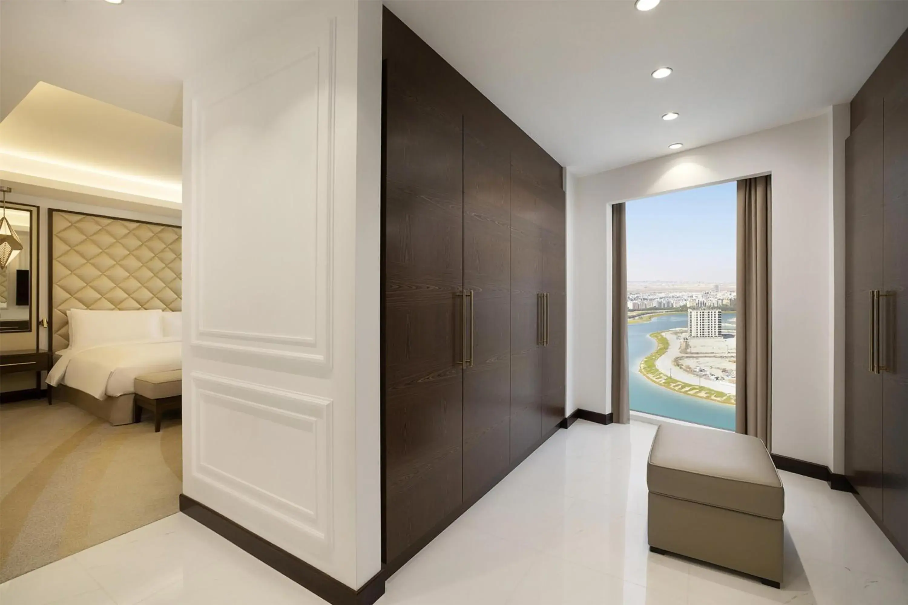 Deluxe One-Bedroom King Suite in Hilton Al Khobar King Fahd Causeway Deluxe One-Bedroom King Suite in Hilton Al Khobar King Fahd Causeway