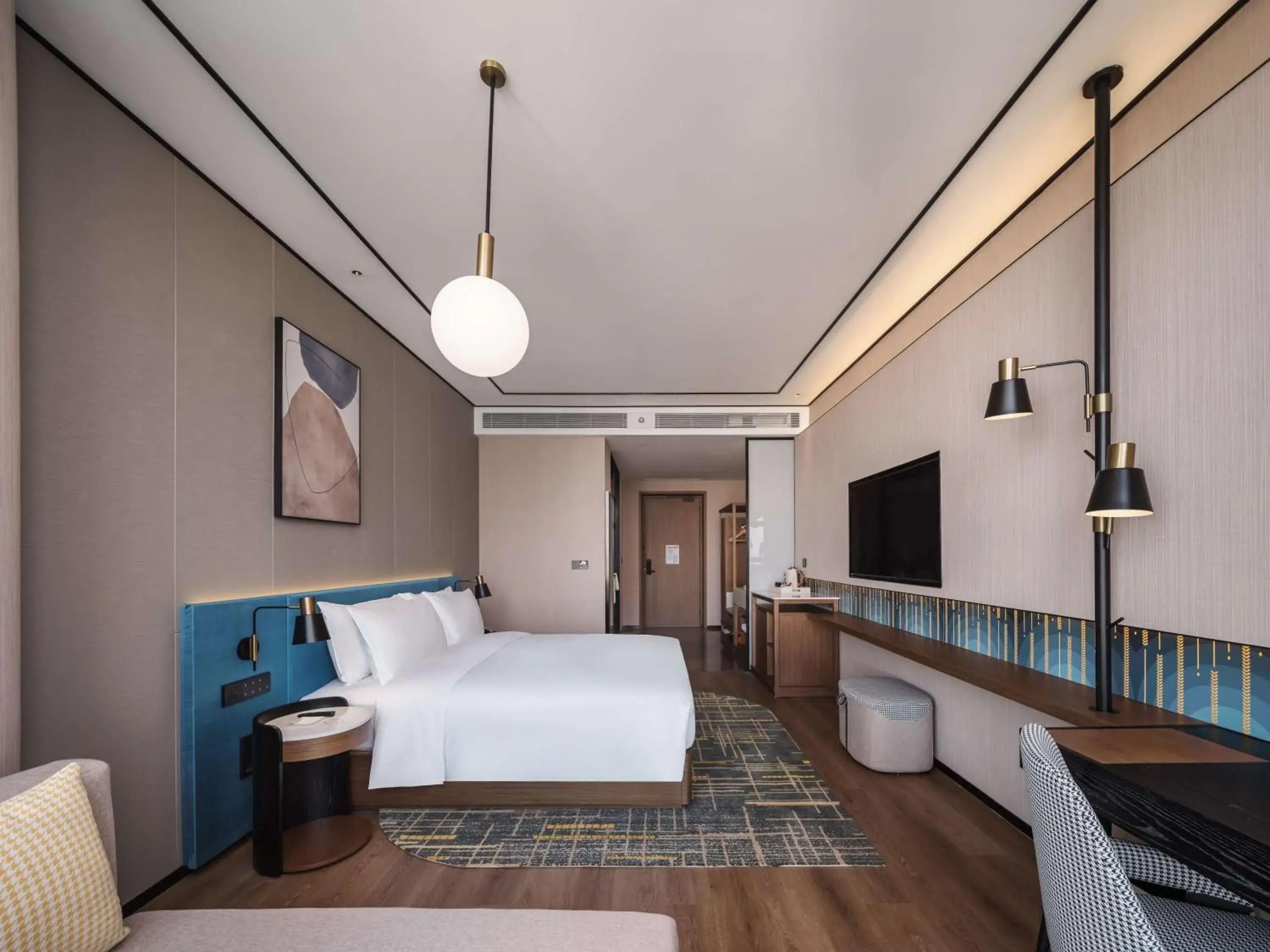 King Guest Room in Hilton Garden Inn Taiyuan Binhe King Guest Room in Hilton Garden Inn Taiyuan Binhe