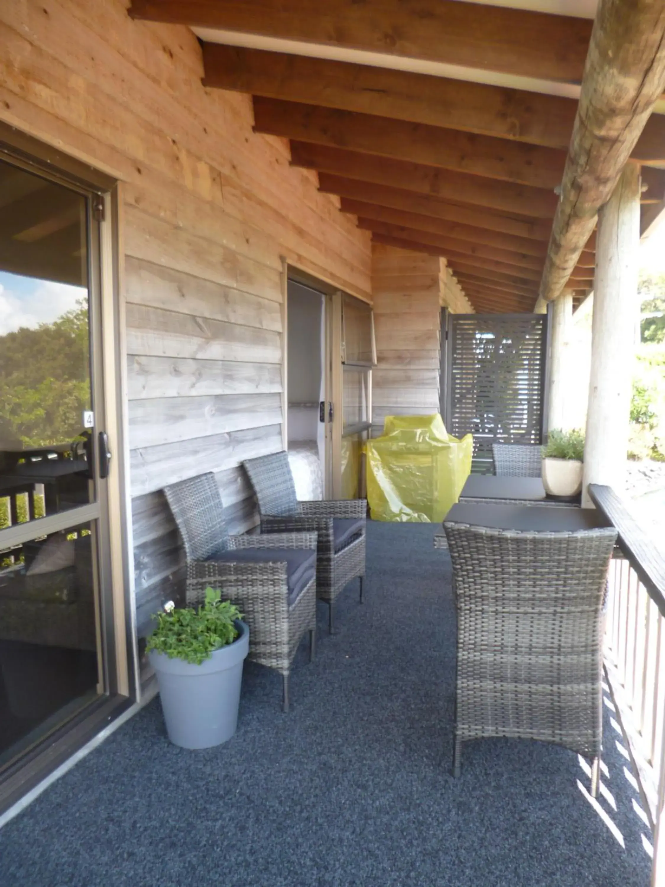 Balcony View in Opua Boutique Seaview Motel Balcony View in Opua Boutique Seaview Motel