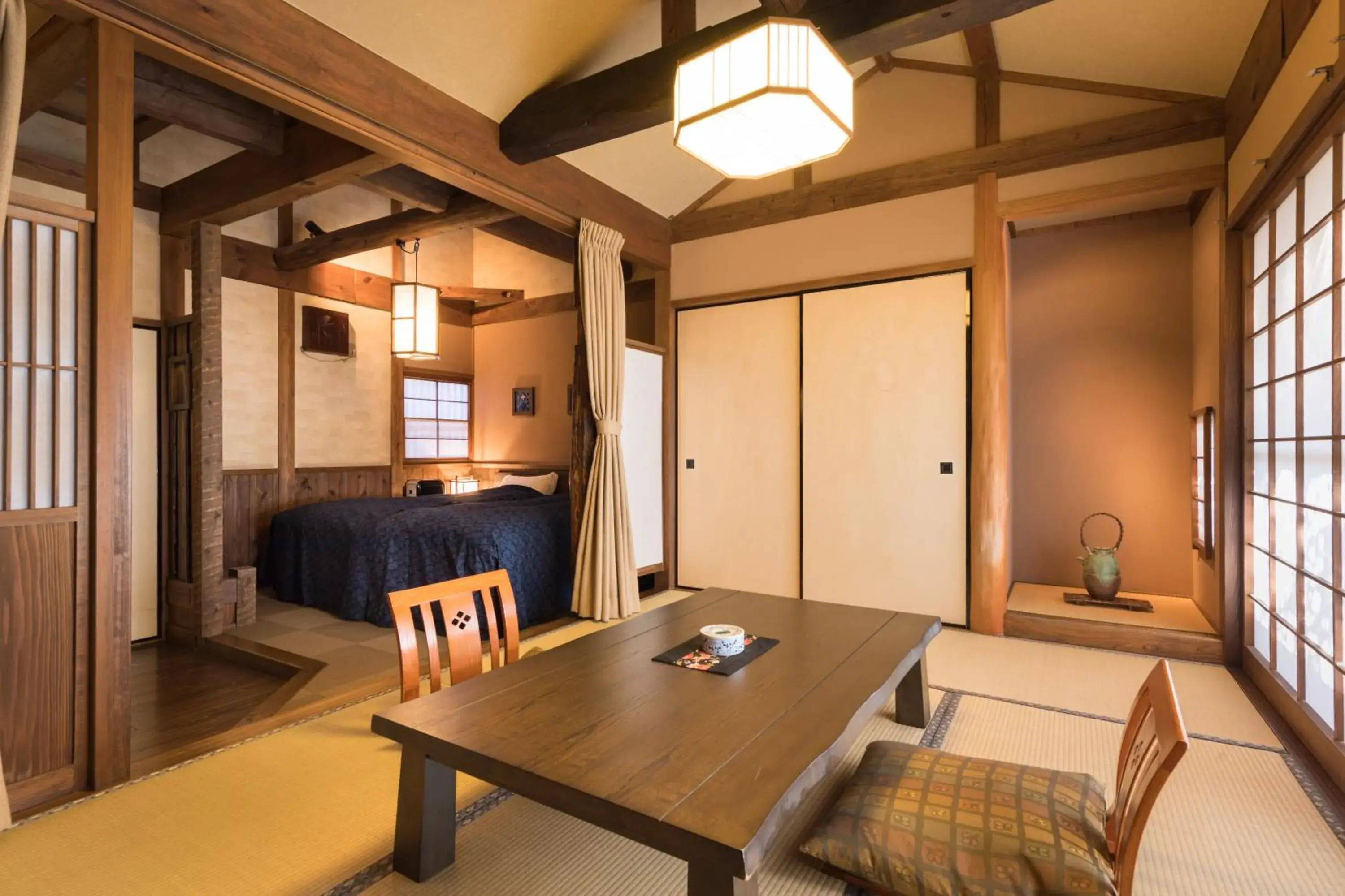 Economy Room with Tatami Area and Shared Bathroom - single occupancy - Adult Only in Kurokawa Onsen Oyado Noshiyu Economy Room with Tatami Area and Shared Bathroom - single occupancy - Adult Only in Kurokawa Onsen Oyado Noshiyu