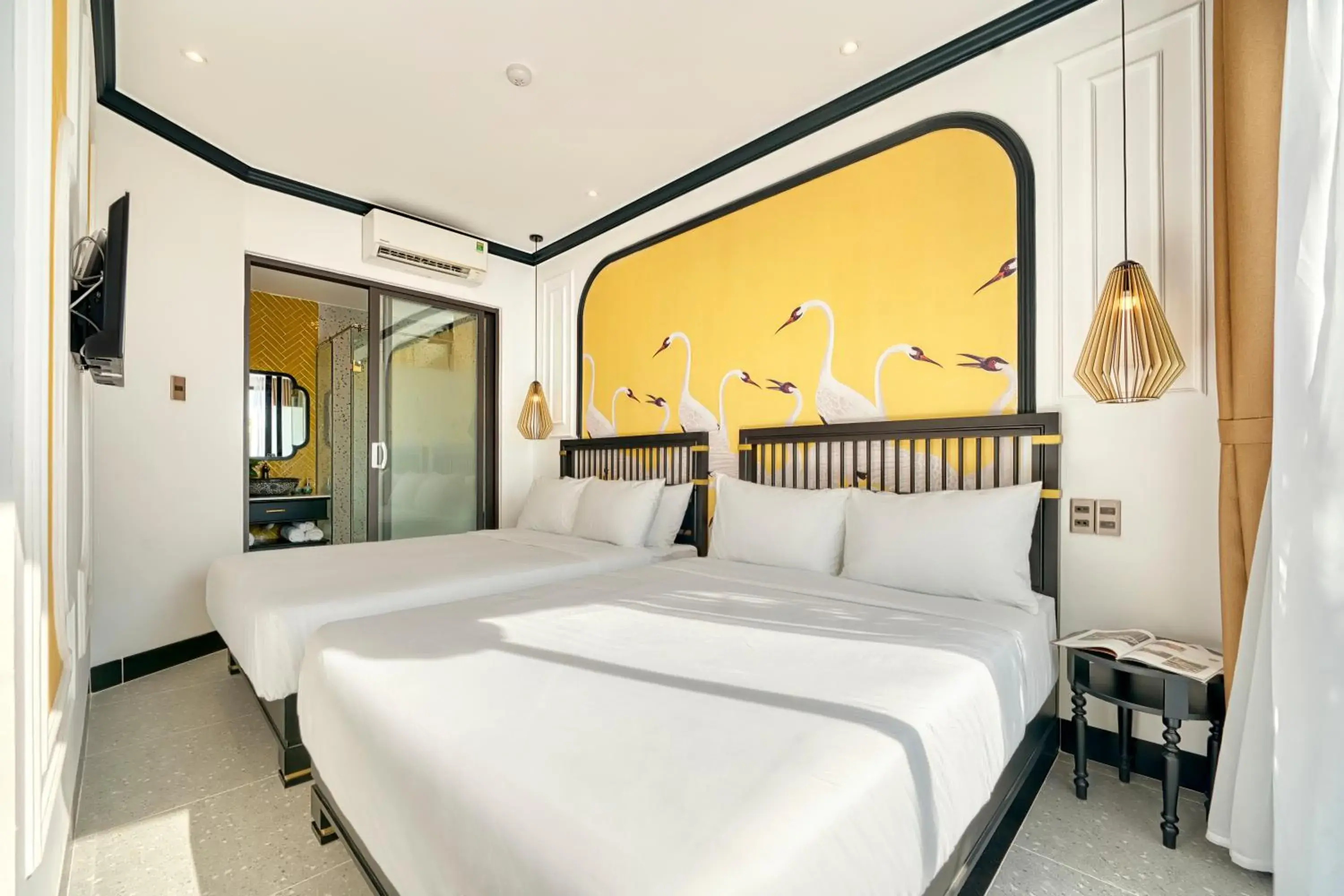 Family Room with Balcony in Rokas Hoi An Boutique Hotel Family Room with Balcony in Rokas Hoi An Boutique Hotel