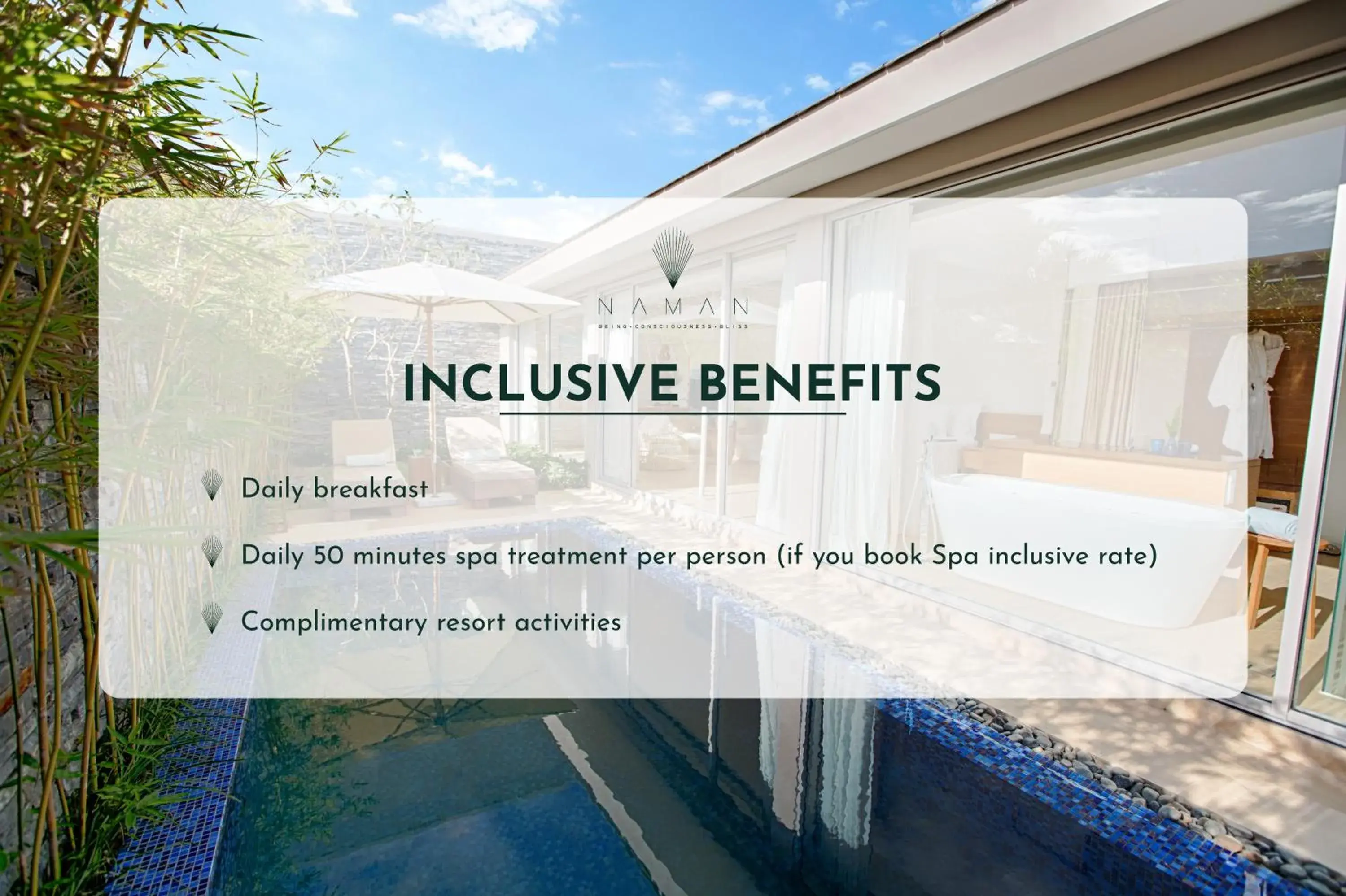 One-Bedroom Villa with Private Pool and Bathtub in Naman Retreat One-Bedroom Villa with Private Pool and Bathtub in Naman Retreat