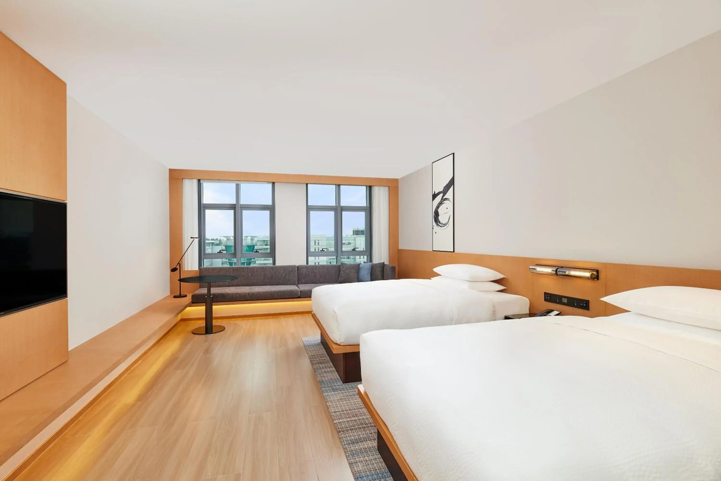 Selective Twin Room in Fairfield by Marriott Guangzhou Konggang Selective Twin Room in Fairfield by Marriott Guangzhou Konggang