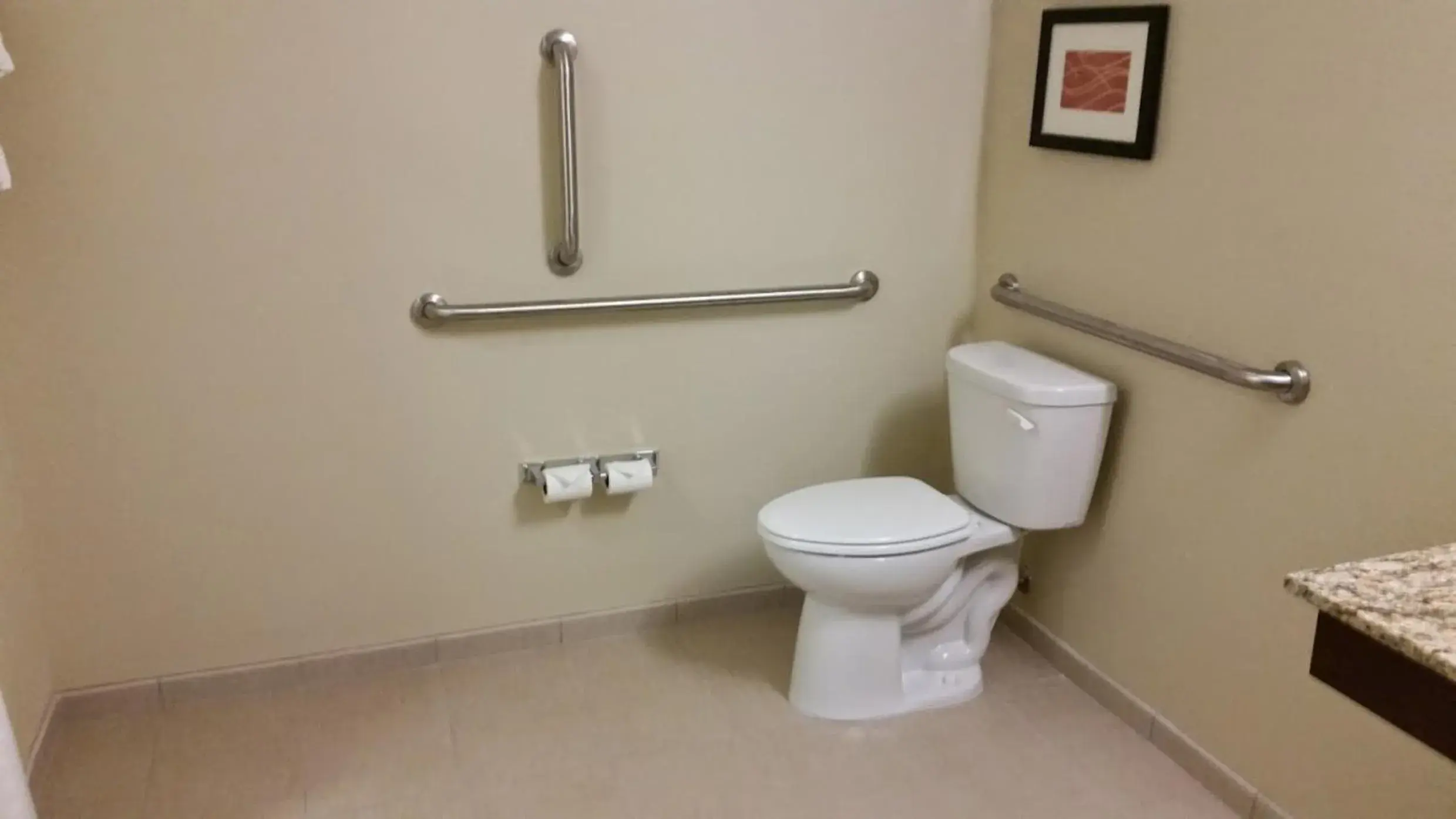 King Room with Roll-In Shower - Accessible/Non-Smoking in Comfort Inn & Suites West - Medical Center King Room with Roll-In Shower - Accessible/Non-Smoking in Comfort Inn & Suites West - Medical Center