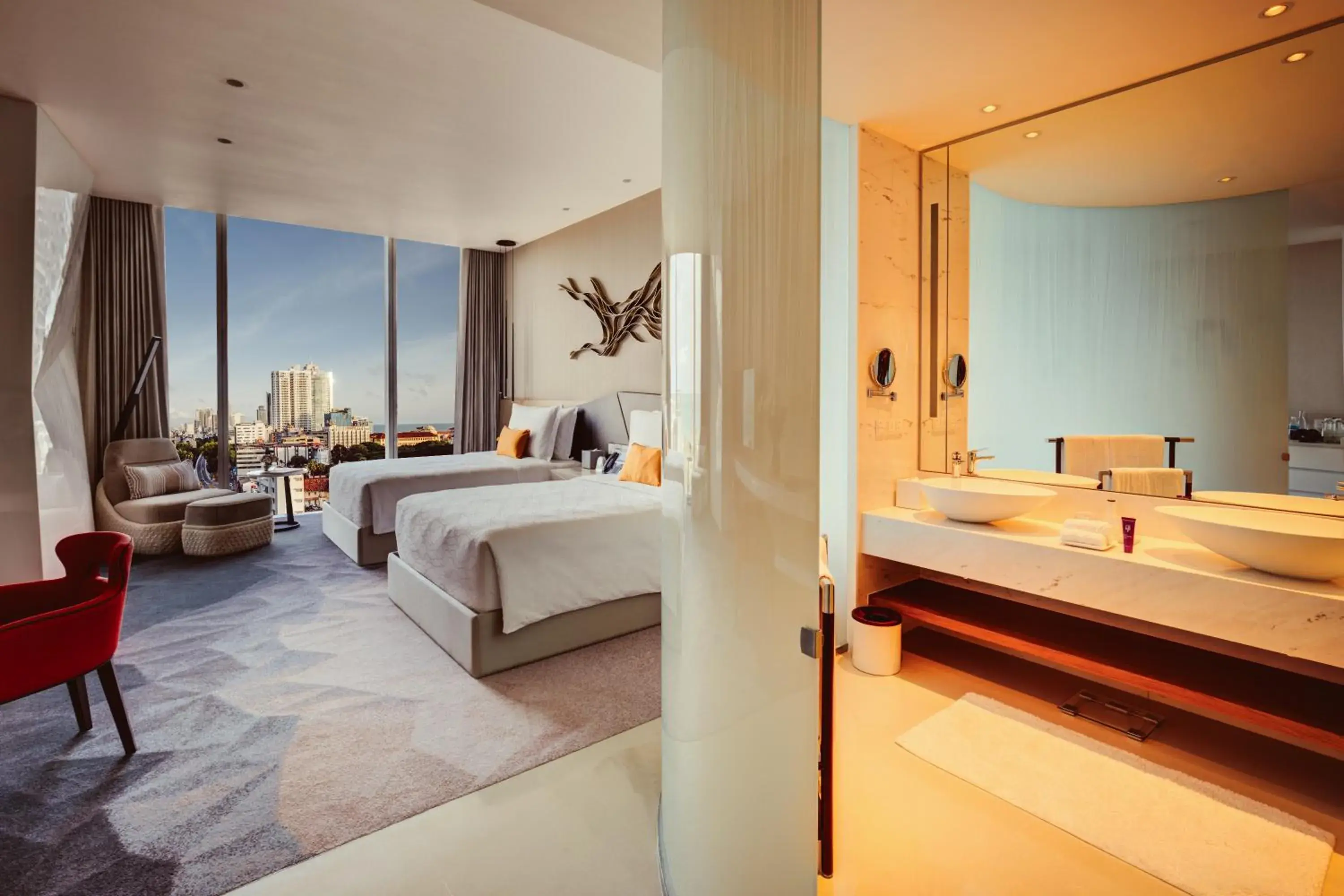 Premier Life Cityscape View Twin Room - single occupancy in Cinnamon Life at City of Dreams Premier Life Cityscape View Twin Room - single occupancy in Cinnamon Life at City of Dreams