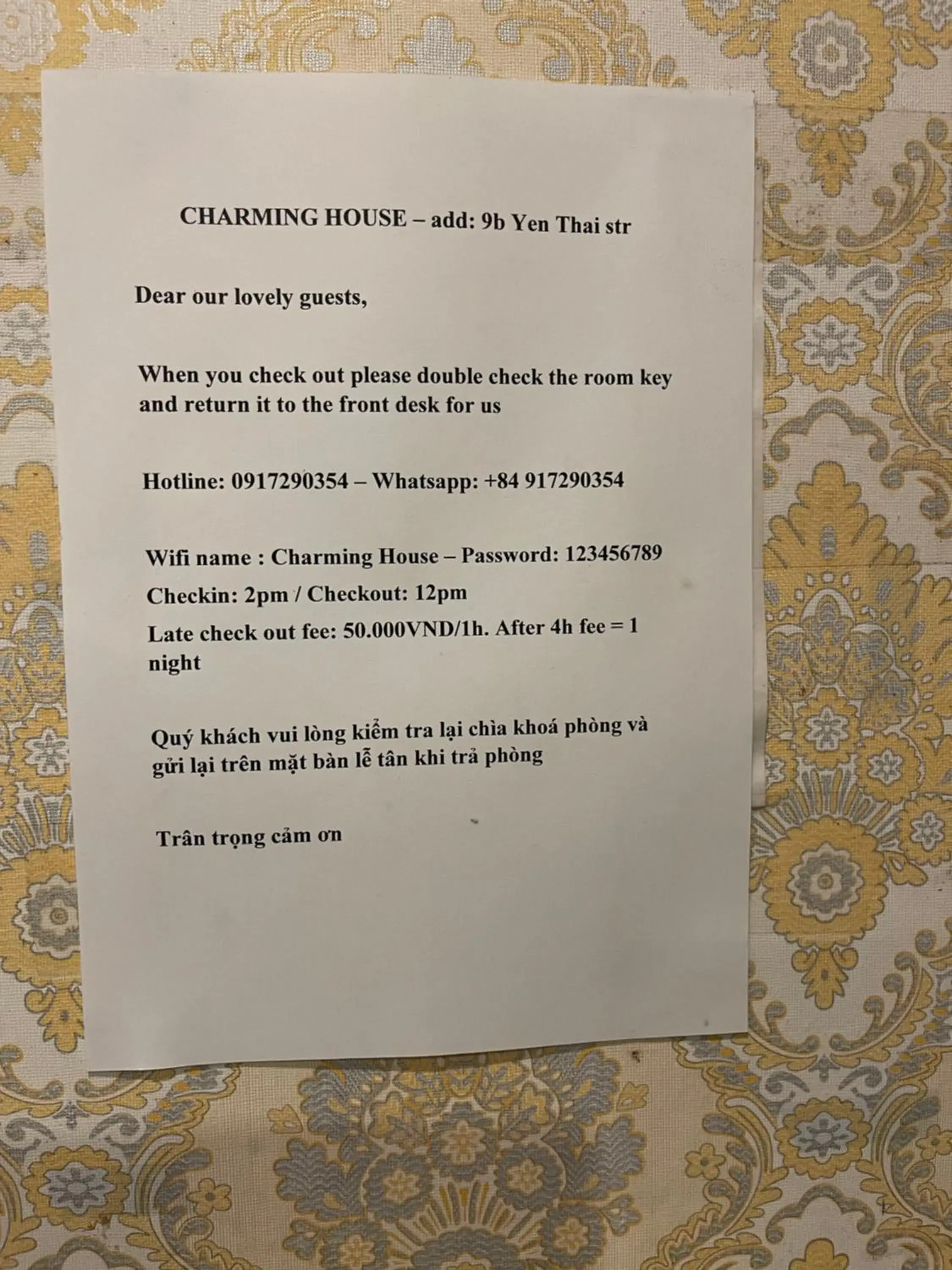 Standard Double Room in Hanoi Charming House Standard Double Room in Hanoi Charming House