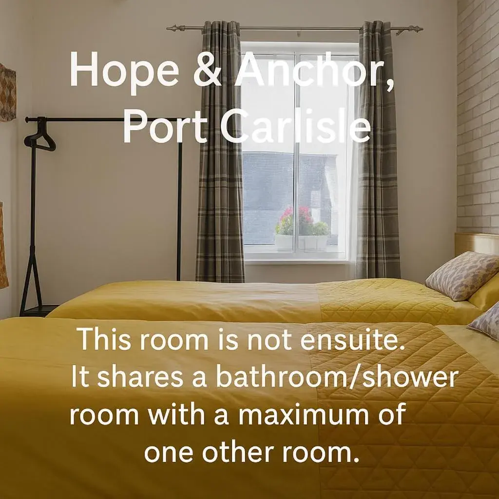 Deluxe Twin Room in Hope & Anchor, Hadrian's Wall, Port Carlisle, Solway Firth, Area of Natural Beauty Deluxe Twin Room in Hope & Anchor, Hadrian's Wall, Port Carlisle, Solway Firth, Area of Natural Beauty