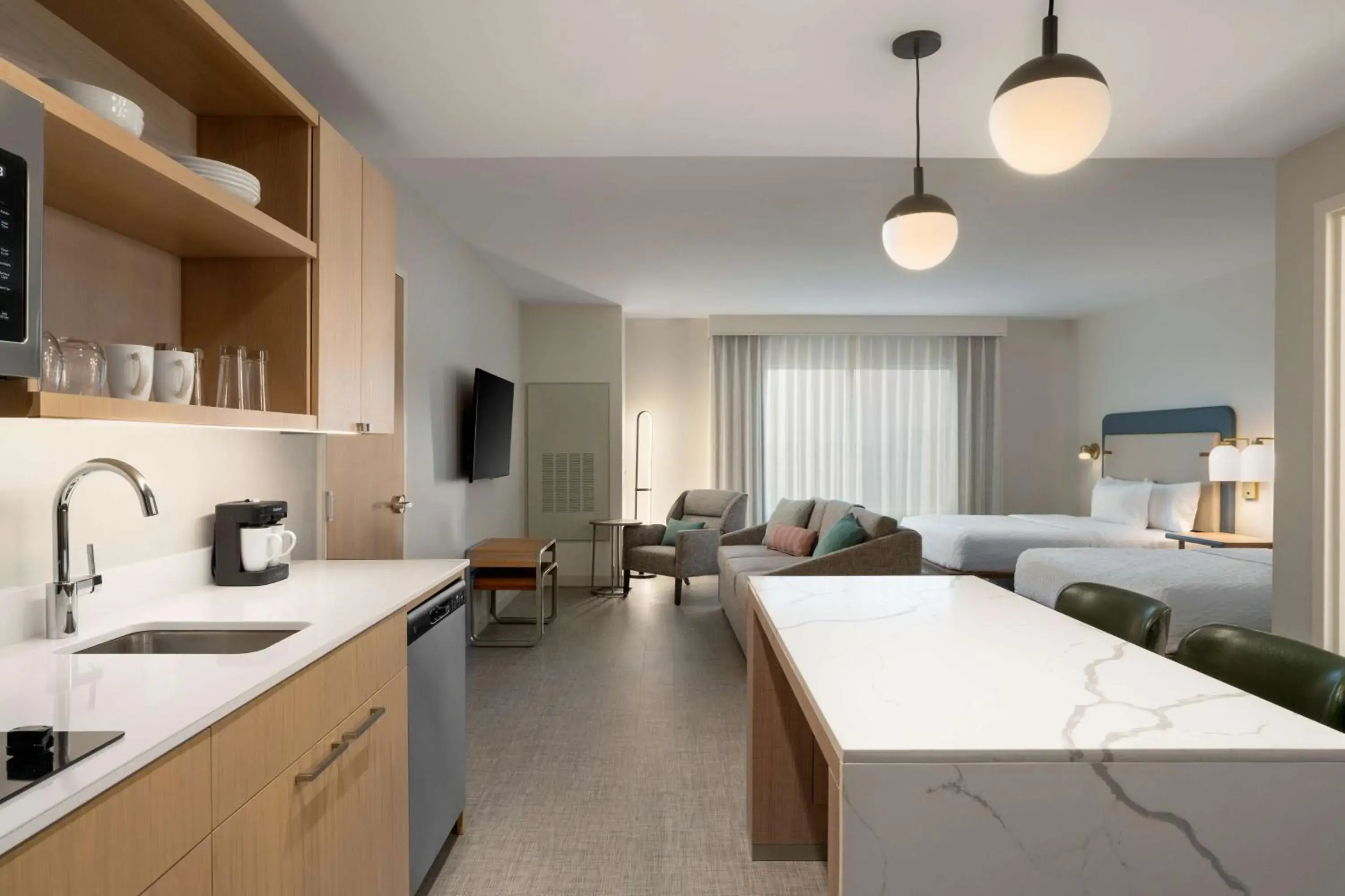 Studio Suite with Two Queen Beds in Homewood Suites By Hilton Goldsboro Studio Suite with Two Queen Beds in Homewood Suites By Hilton Goldsboro