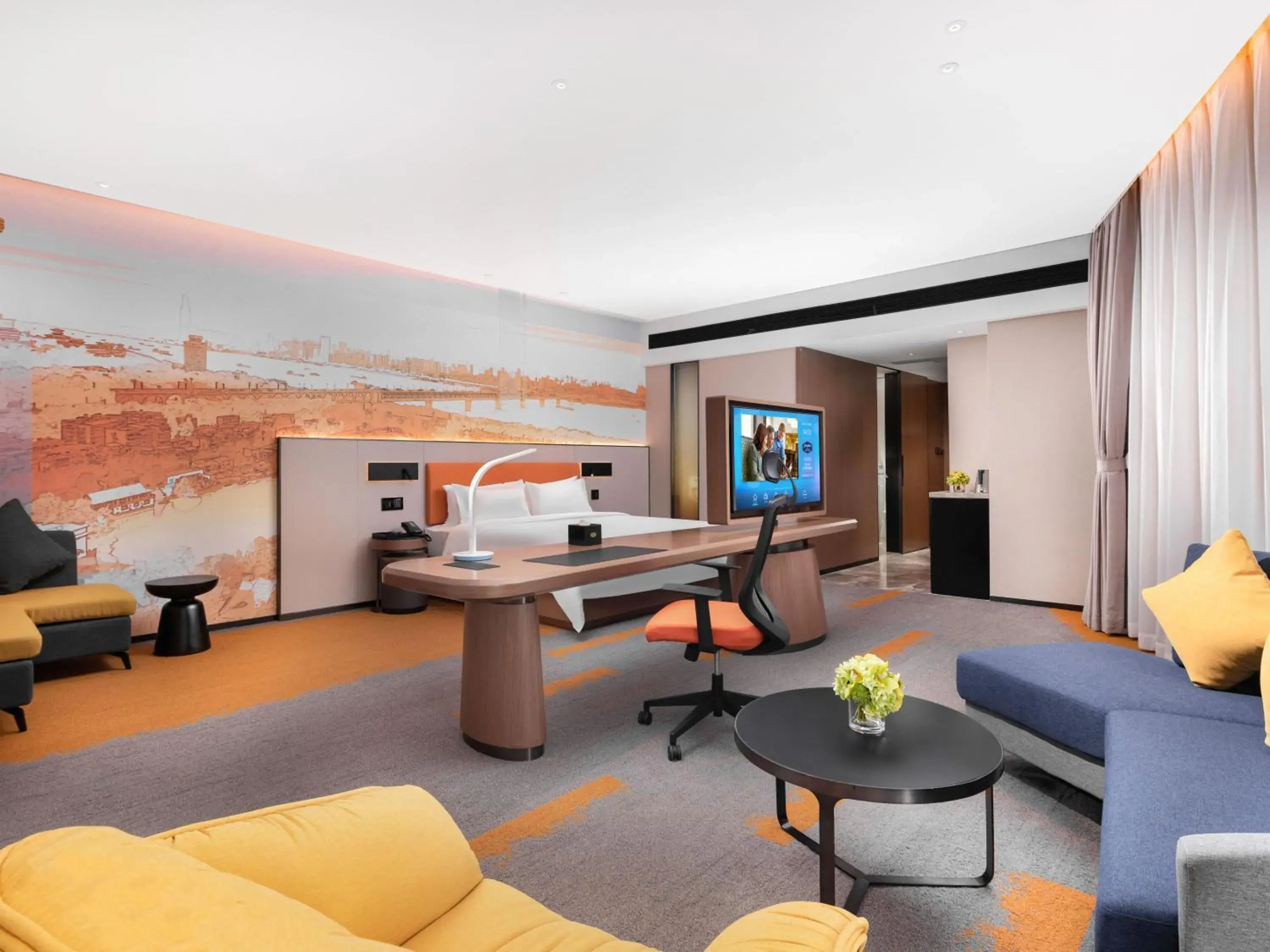 Business King Room in Hilton Hotel by Hampton Wuhan Zhongnan Street Branch Business King Room in Hilton Hotel by Hampton Wuhan Zhongnan Street Branch