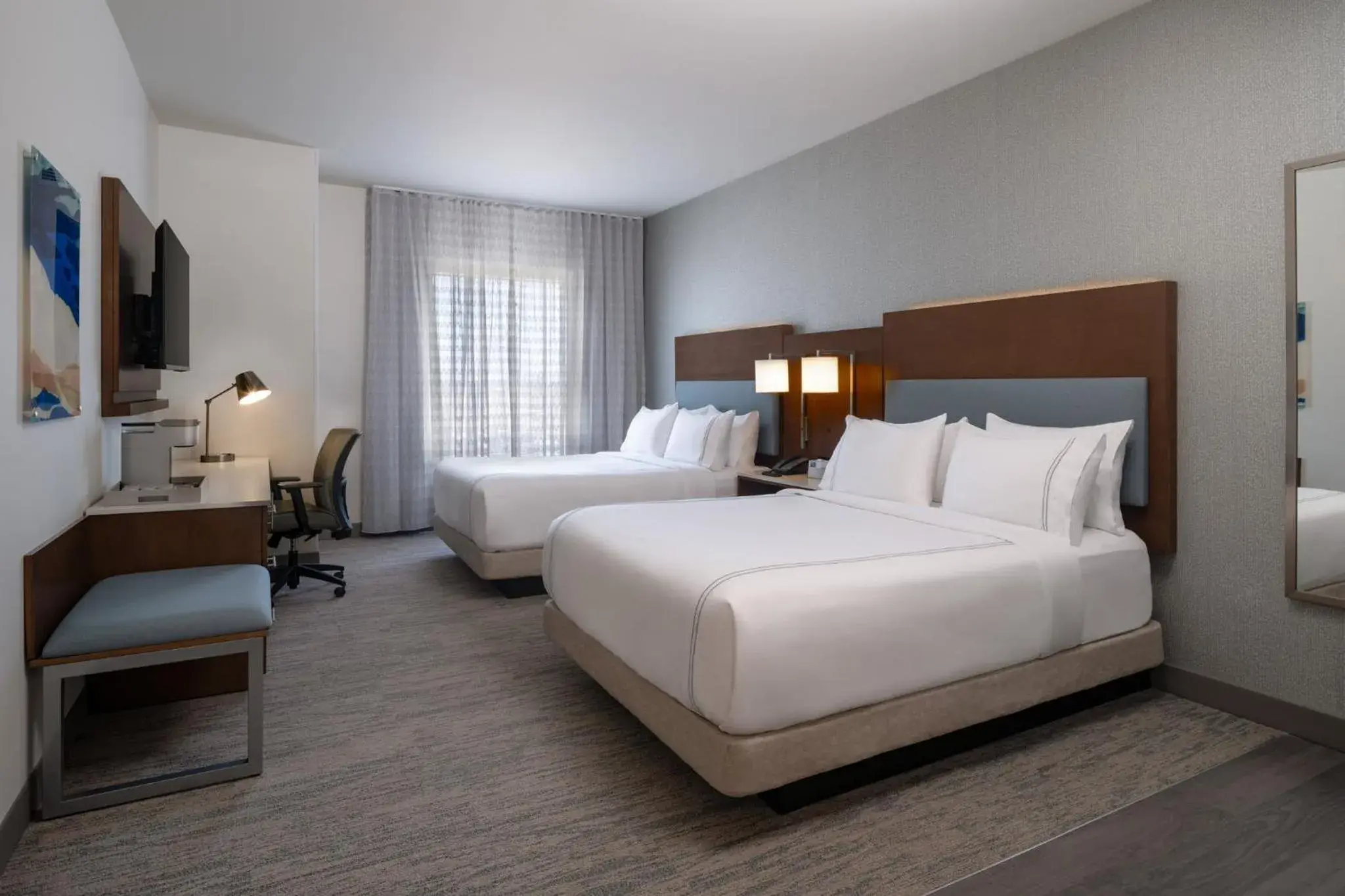 Queen Room with Two Queen Beds - Hearing Accessible/Non-Smoking in EVEN Hotel Bozeman Yellowstone Intl Arpt by IHG Queen Room with Two Queen Beds - Hearing Accessible/Non-Smoking in EVEN Hotel Bozeman Yellowstone Intl Arpt by IHG