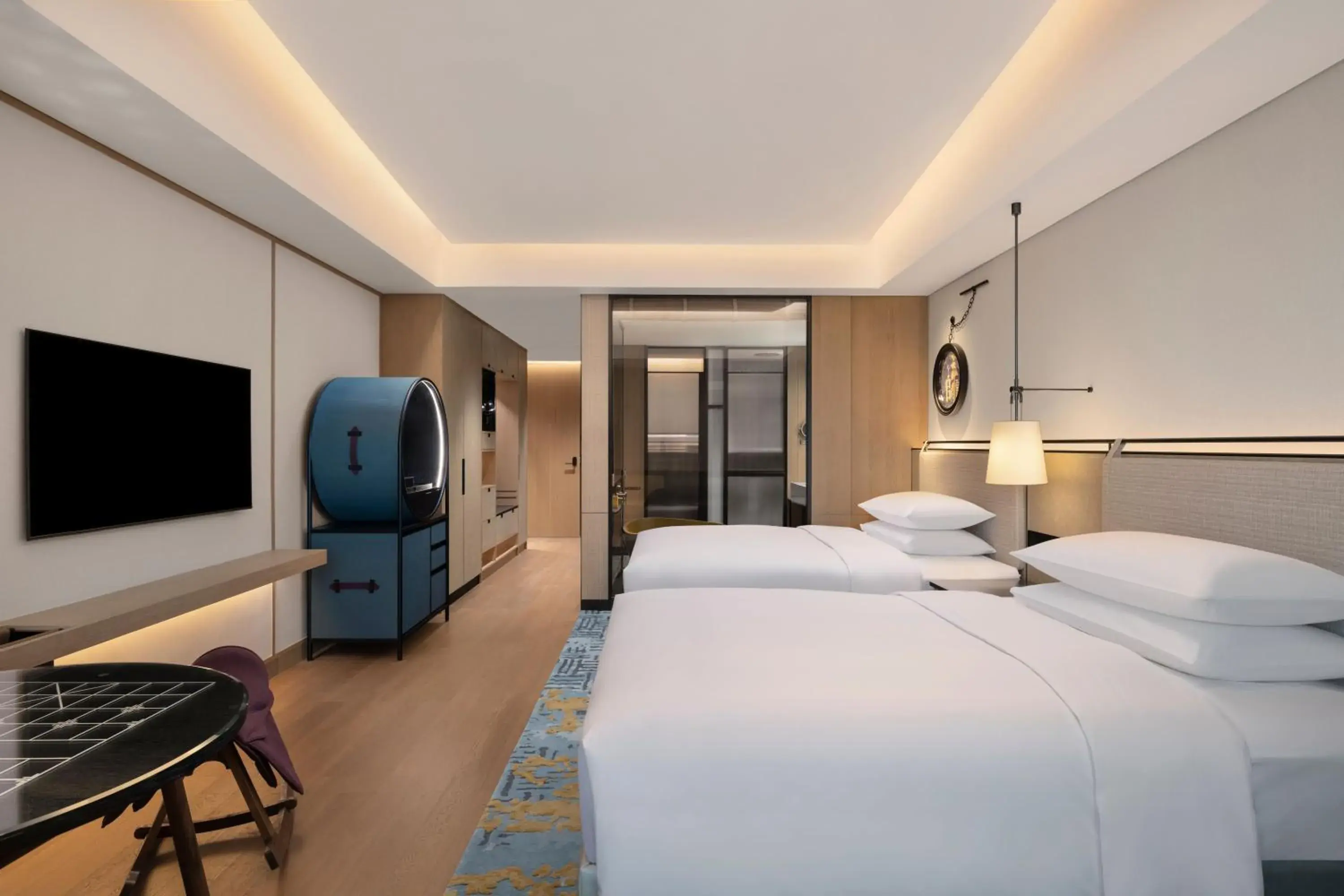 Deluxe Twin Room in Renaissance Beijing Haidian Hotel Deluxe Twin Room in Renaissance Beijing Haidian Hotel