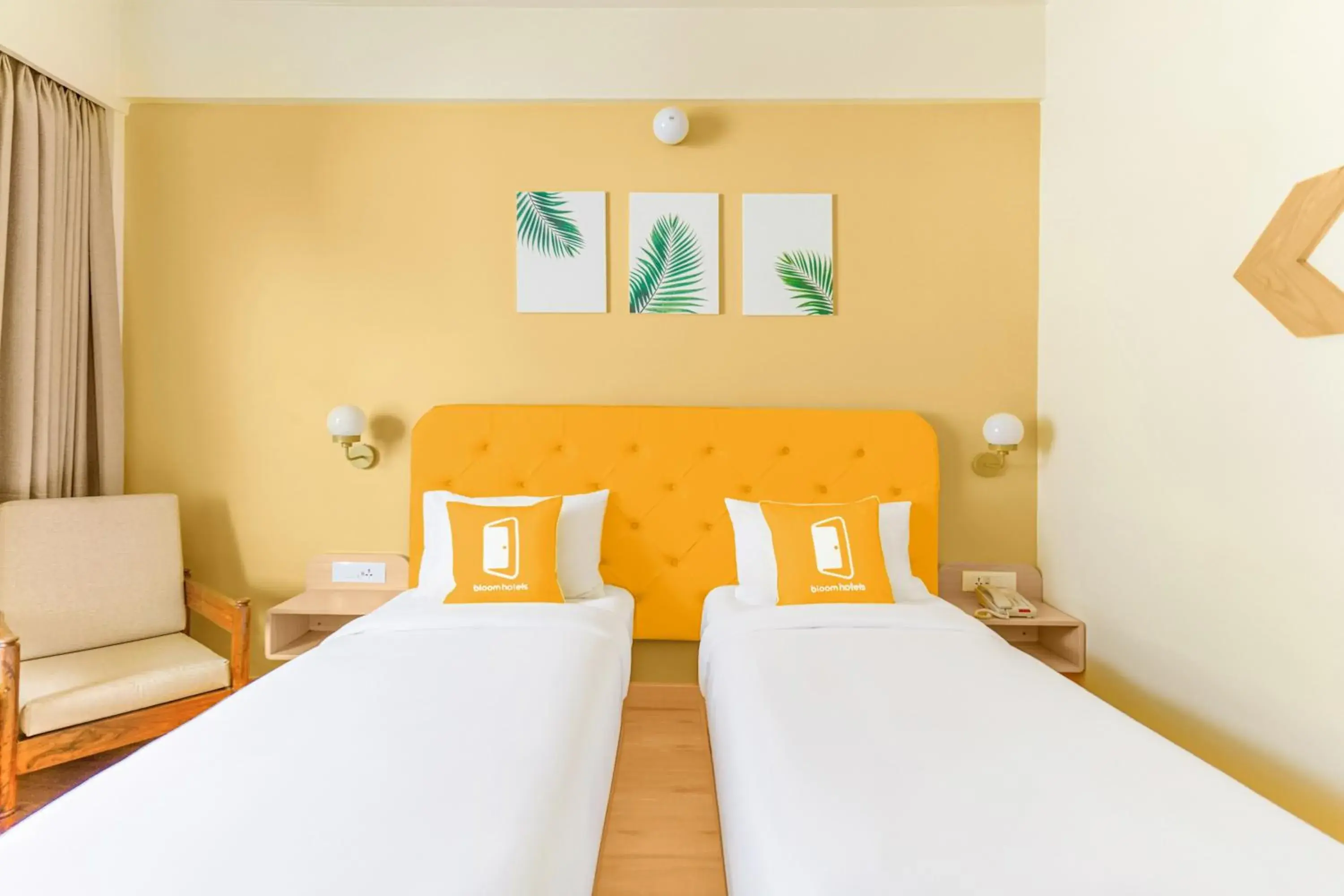 Deluxe Twin Room in Bloom Hotel Katra Deluxe Twin Room in Bloom Hotel Katra