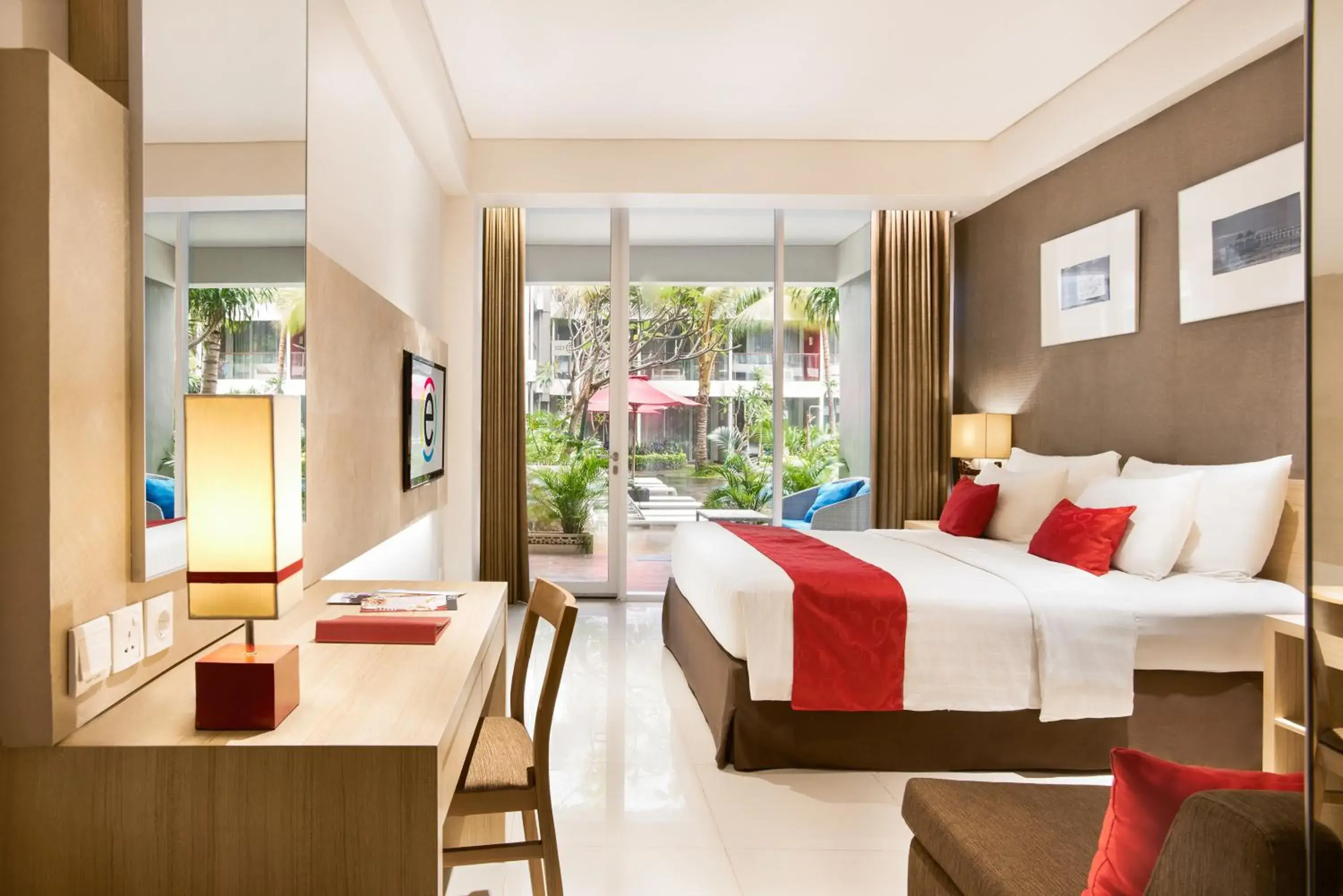 Premier Double Room with Pool Access in Ramada Encore by Wyndham Bali Seminyak Premier Double Room with Pool Access in Ramada Encore by Wyndham Bali Seminyak