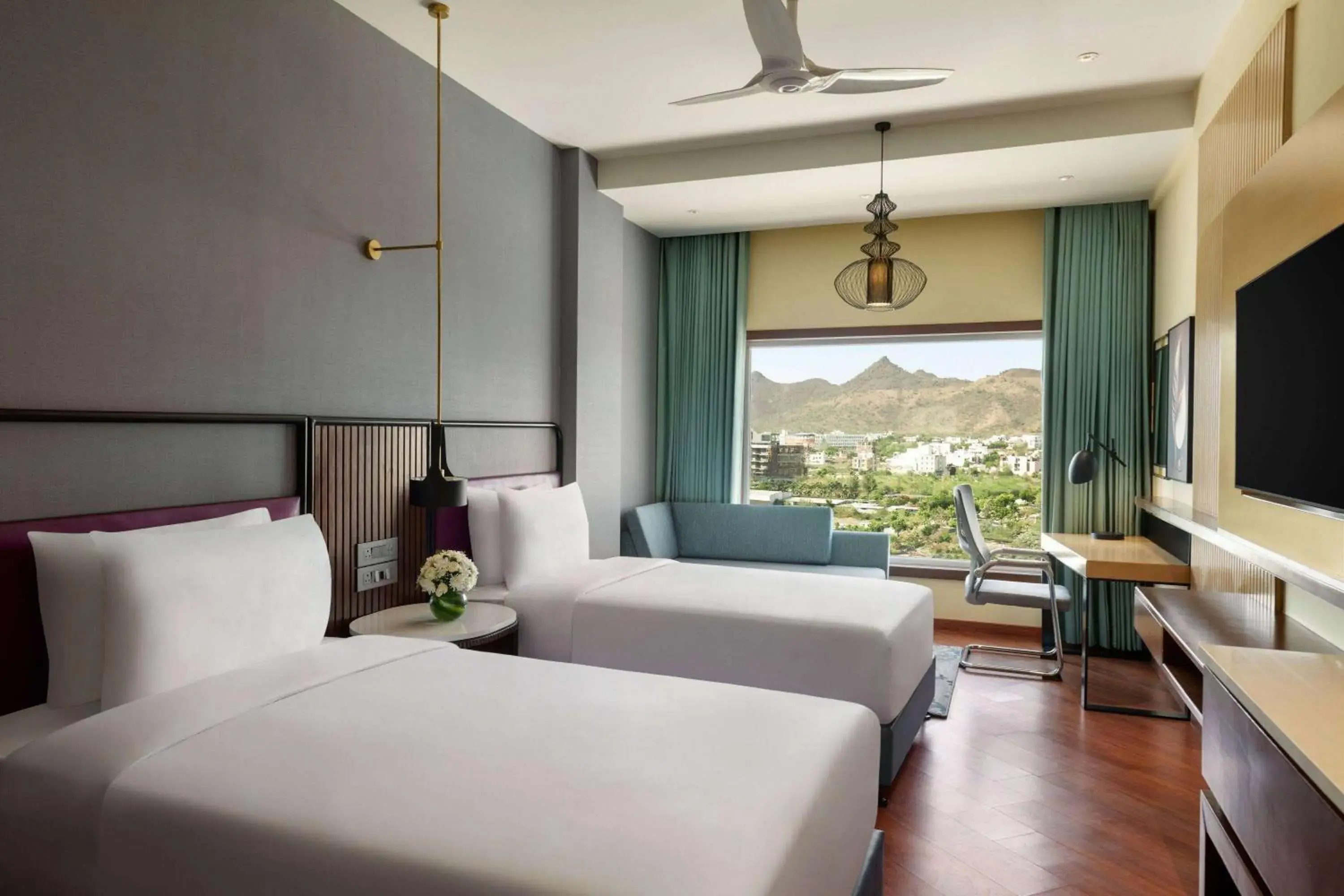 Premium Twin Room - single occupancy in Ramada Encore by Wyndham Udaipur Roopnagar Premium Twin Room - single occupancy in Ramada Encore by Wyndham Udaipur Roopnagar