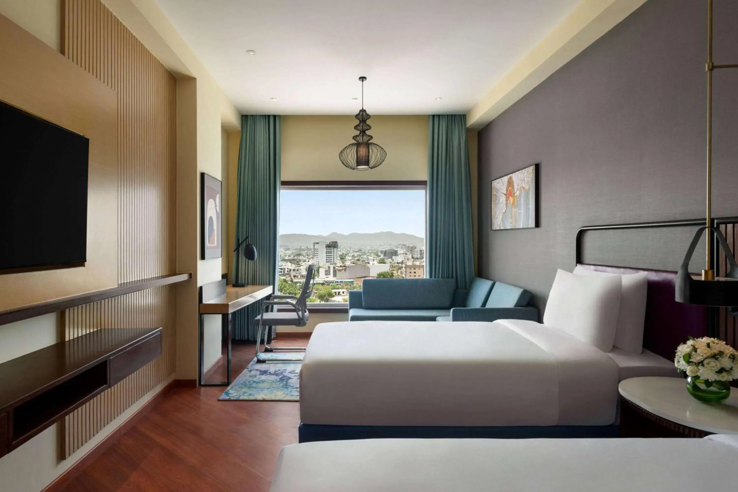 Deluxe Twin Room - single occupancy in Ramada Encore by Wyndham Udaipur Roopnagar Deluxe Twin Room - single occupancy in Ramada Encore by Wyndham Udaipur Roopnagar