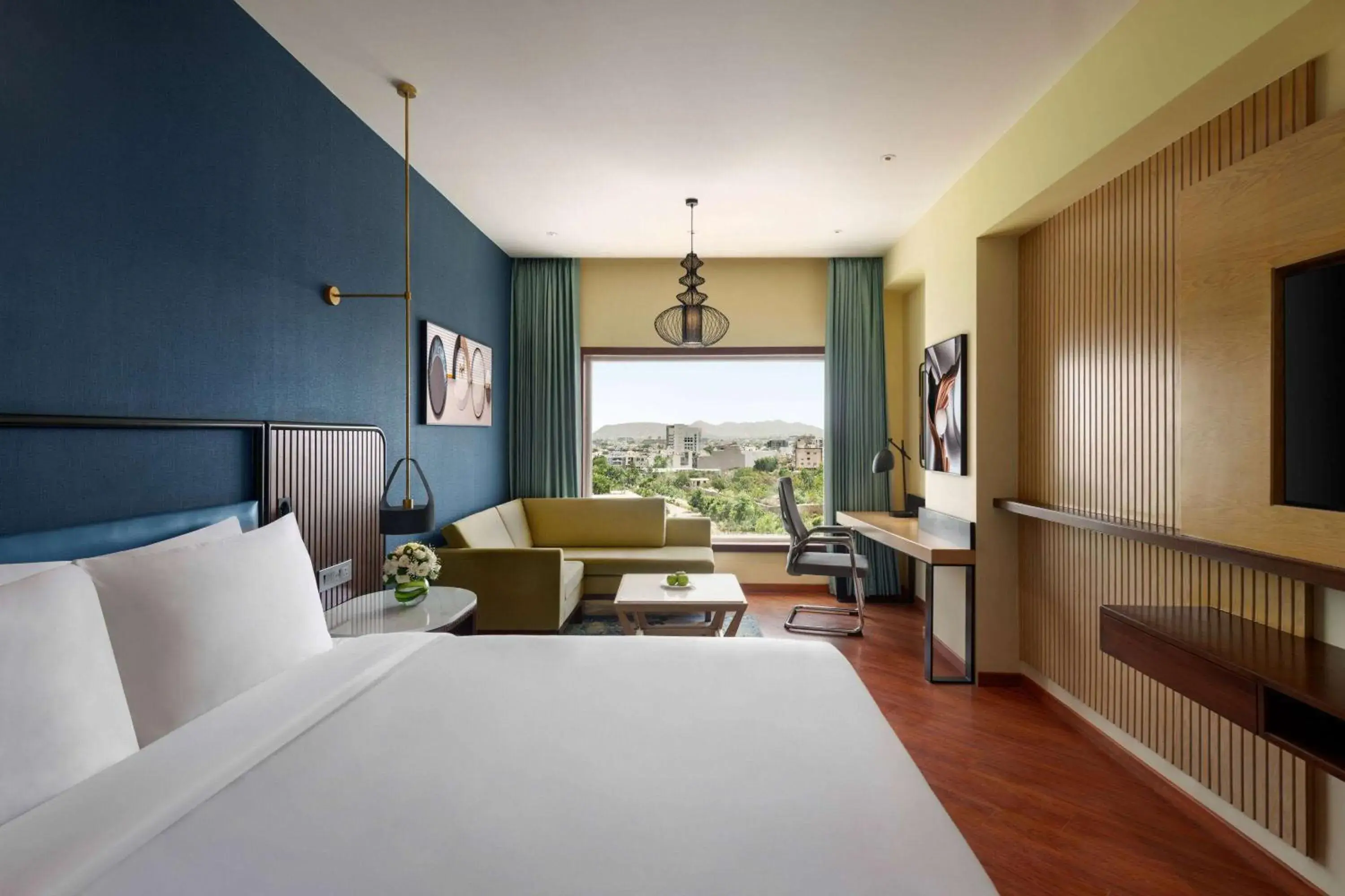 Deluxe King Room - single occupancy in Ramada Encore by Wyndham Udaipur Roopnagar Deluxe King Room - single occupancy in Ramada Encore by Wyndham Udaipur Roopnagar