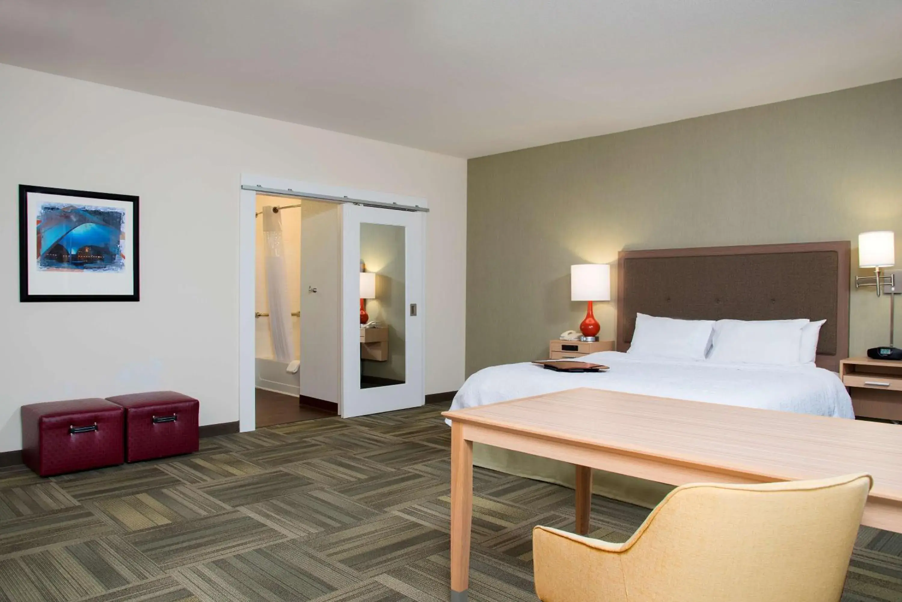 Queen Studio Suite with Two Queen Beds - Non-Smoking in Hampton Inn Kalamazoo Queen Studio Suite with Two Queen Beds - Non-Smoking in Hampton Inn Kalamazoo