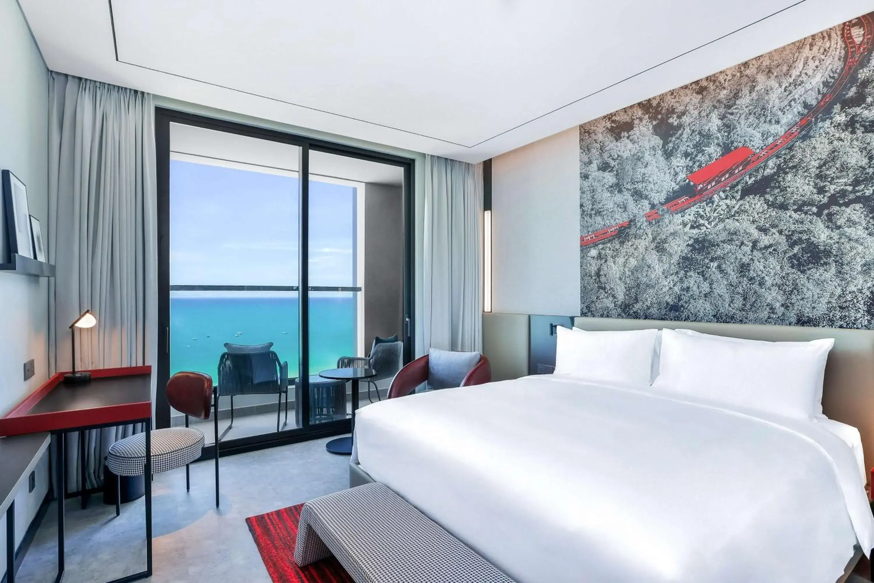 Executive Room with Balcony - Ocean View in Radisson RED Danang Executive Room with Balcony - Ocean View in Radisson RED Danang