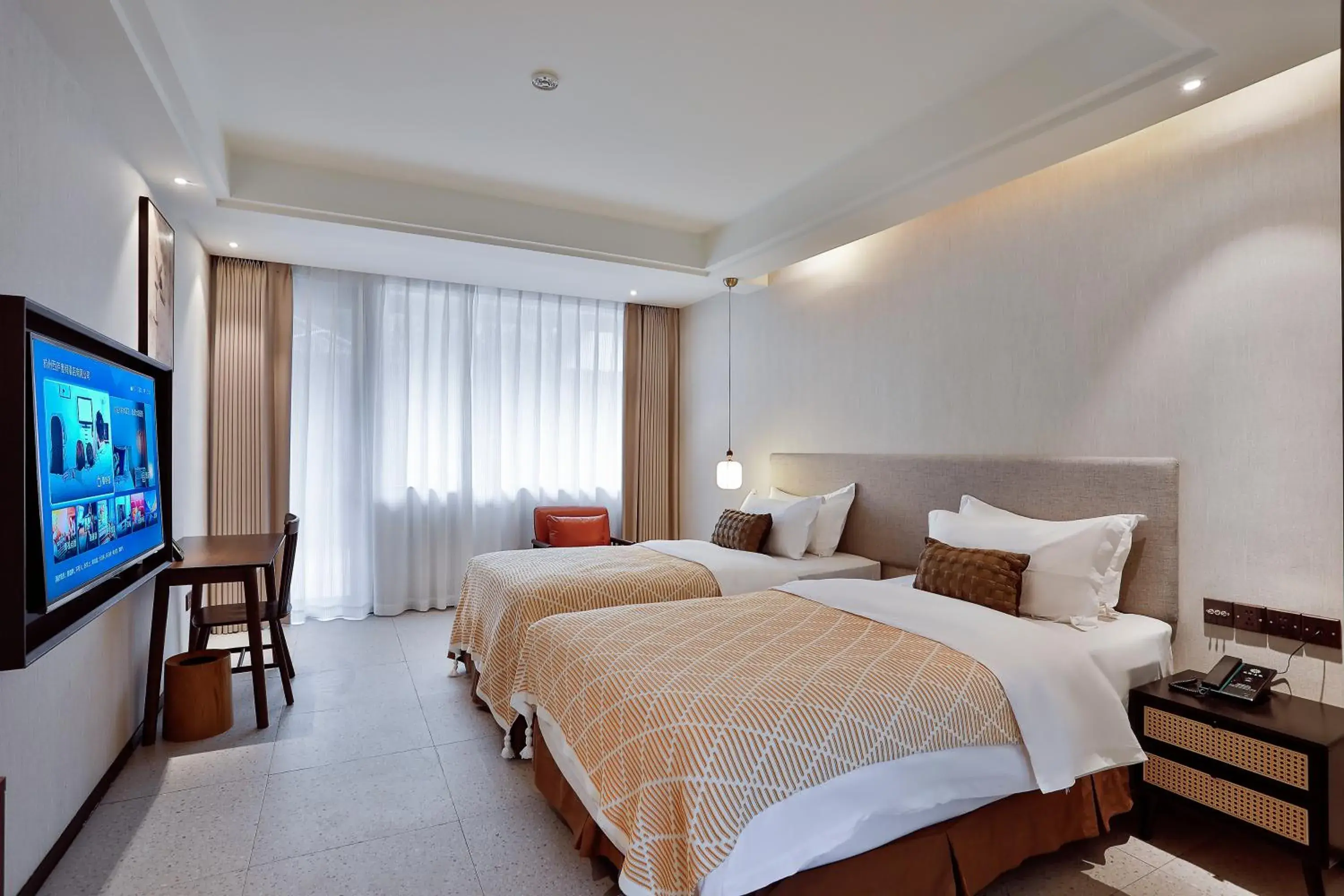 Deluxe Twin Room in Yurong West Lake Cottage Resort Hotel Hangzhou Deluxe Twin Room in Yurong West Lake Cottage Resort Hotel Hangzhou