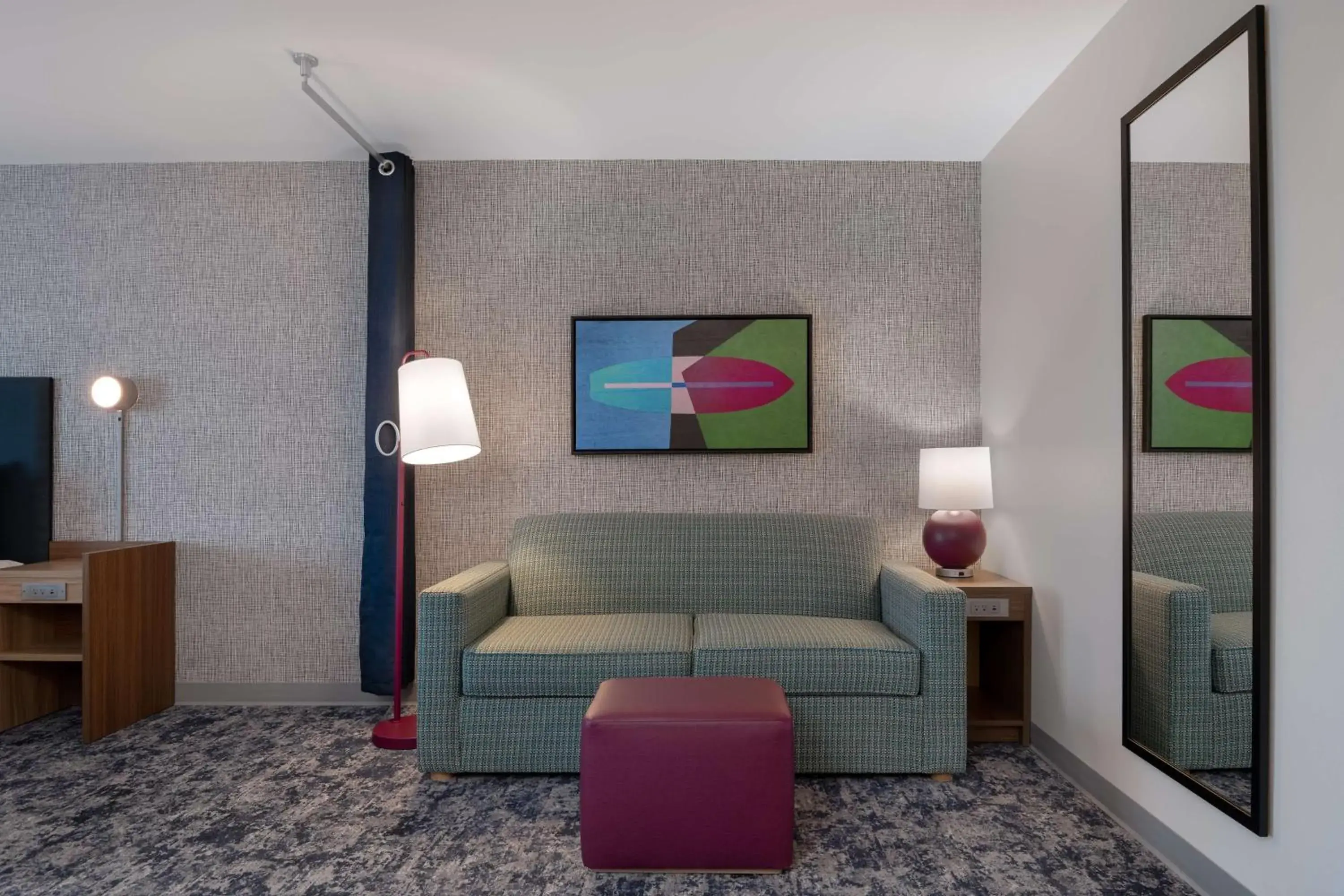 King Studio Suite with Accessible Tub - Mobility Access in Home2 Suites By Hilton Sheboygan King Studio Suite with Accessible Tub - Mobility Access in Home2 Suites By Hilton Sheboygan