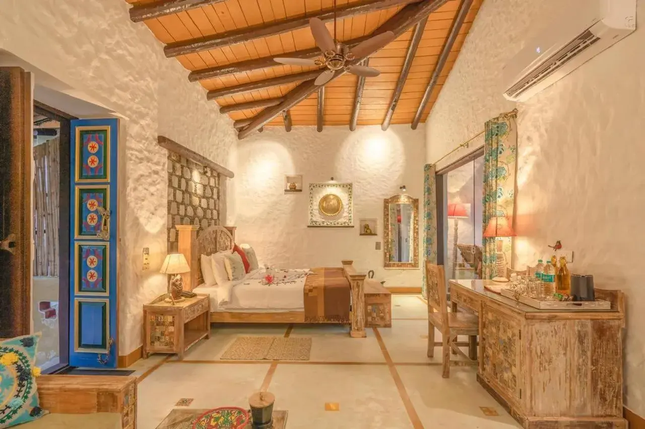 Hill View Terrace Villa with Jacuzzi in Paatlidun Safari Lodge, Jim Corbett Hill View Terrace Villa with Jacuzzi in Paatlidun Safari Lodge, Jim Corbett