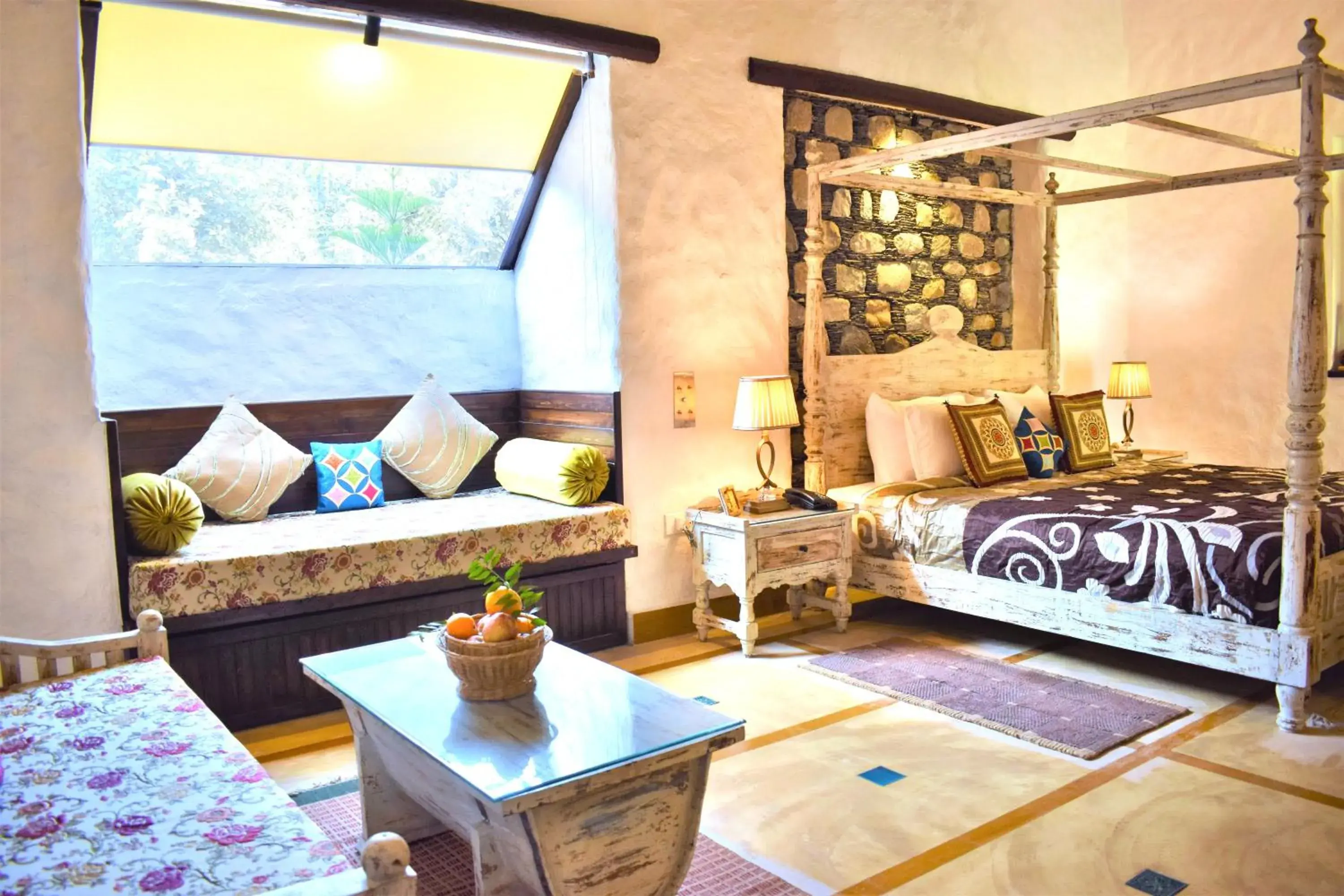 Jungle Cottage with Jacuzzi in Paatlidun Safari Lodge, Jim Corbett Jungle Cottage with Jacuzzi in Paatlidun Safari Lodge, Jim Corbett