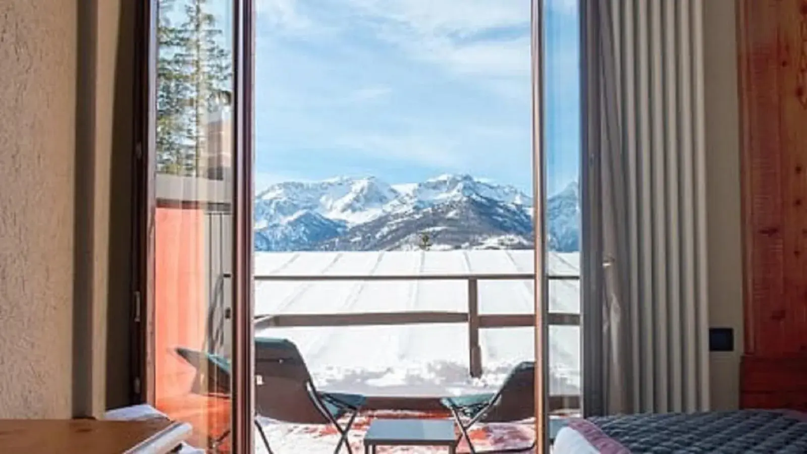 Comfort Double or Twin Room with Terrace and Mountain View in Chaberton Lodge & Spa Comfort Double or Twin Room with Terrace and Mountain View in Chaberton Lodge & Spa