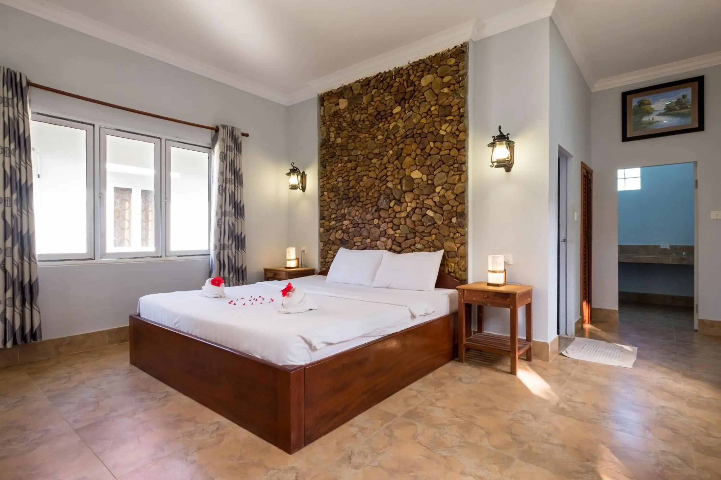 Deluxe Double Bungalow with Mountain View in Kep Bungalows Deluxe Double Bungalow with Mountain View in Kep Bungalows