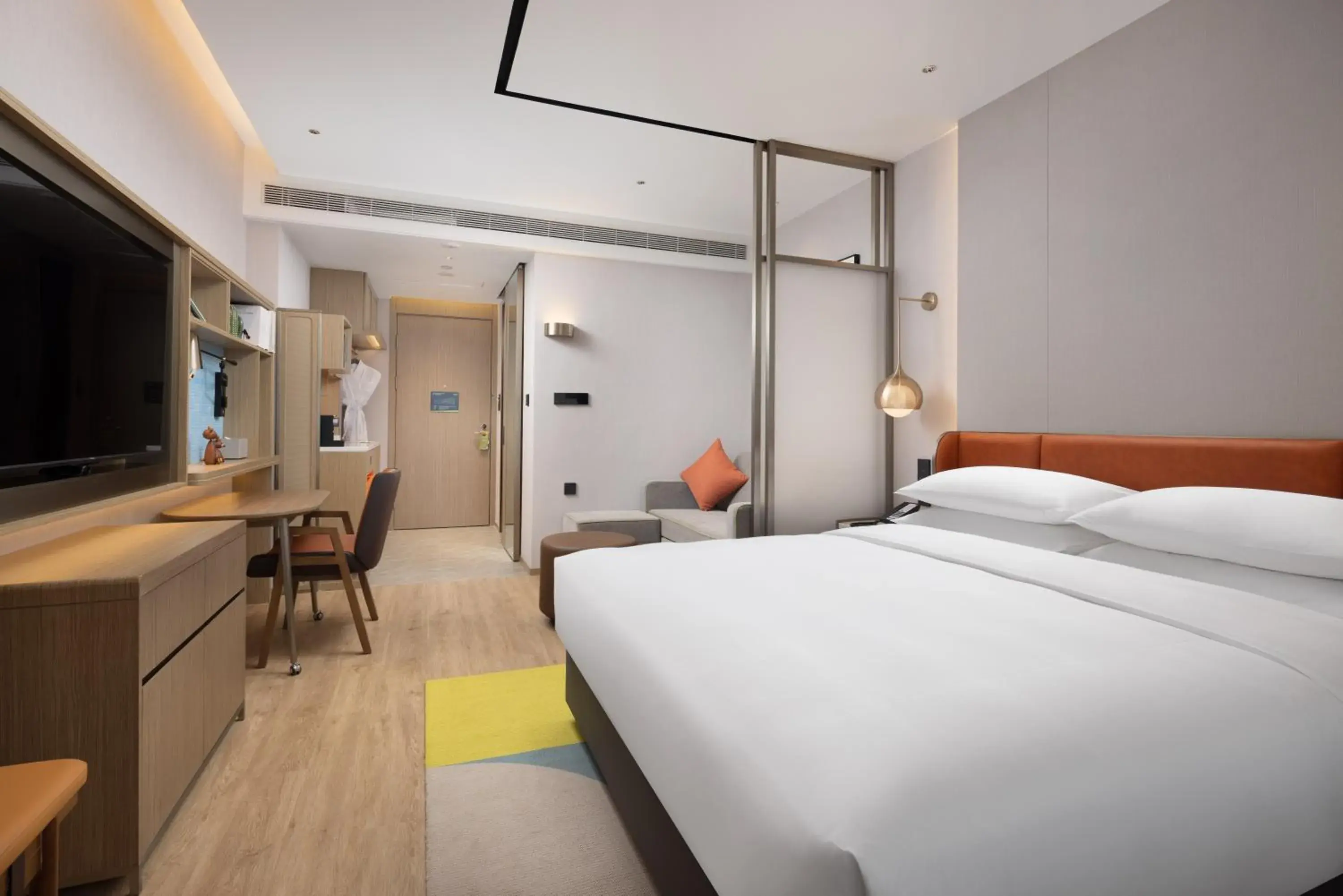 Superior Double Room in Home2 Suite by Meishan Dongpo Superior Double Room in Home2 Suite by Meishan Dongpo