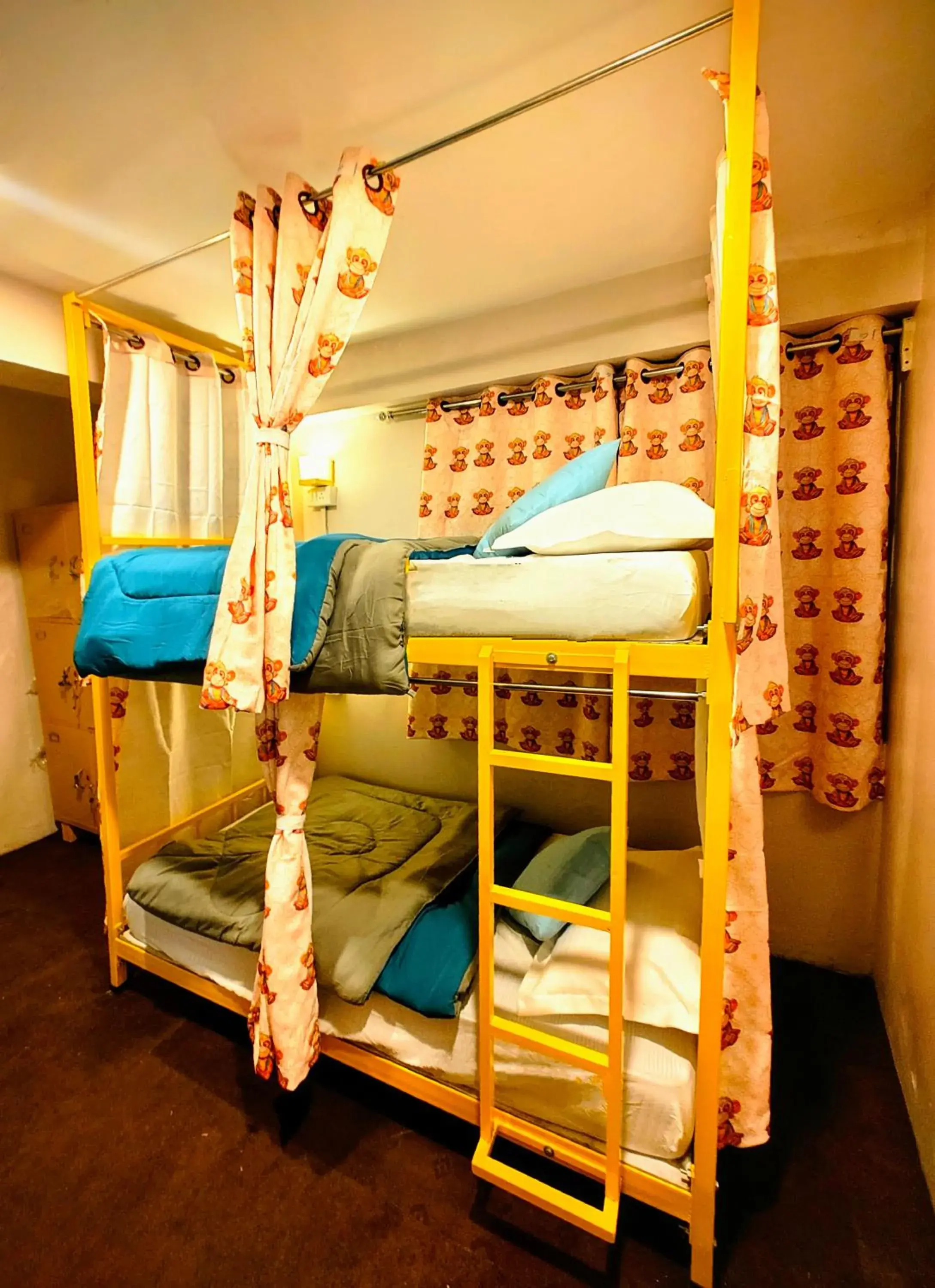 Bunk Bed in Mixed Dormitory Room in Hidden Monkey Stays Darjeeling, Batasia Bunk Bed in Mixed Dormitory Room in Hidden Monkey Stays Darjeeling, Batasia