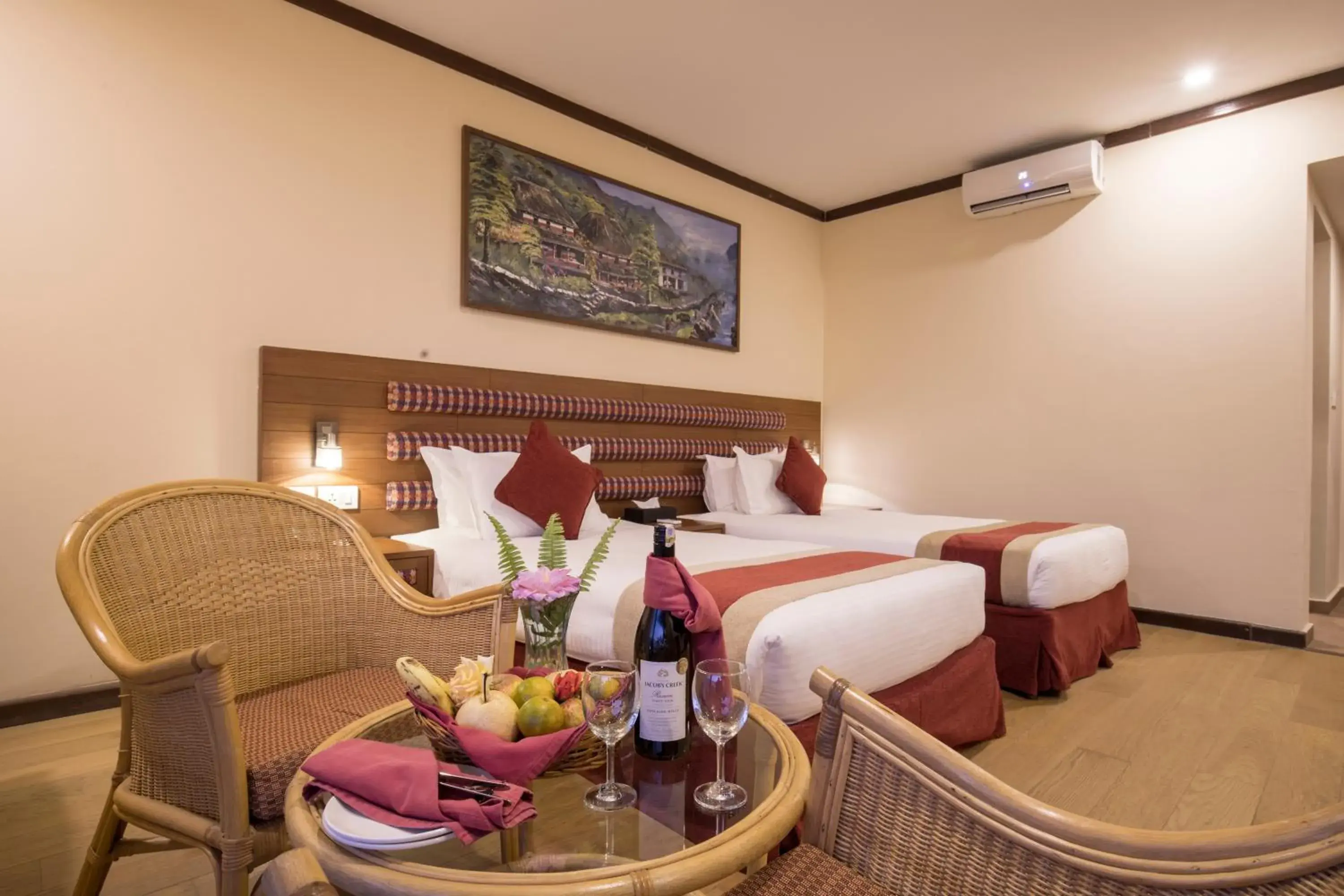 Best View Deluxe Room in Rupakot Resort Best View Deluxe Room in Rupakot Resort