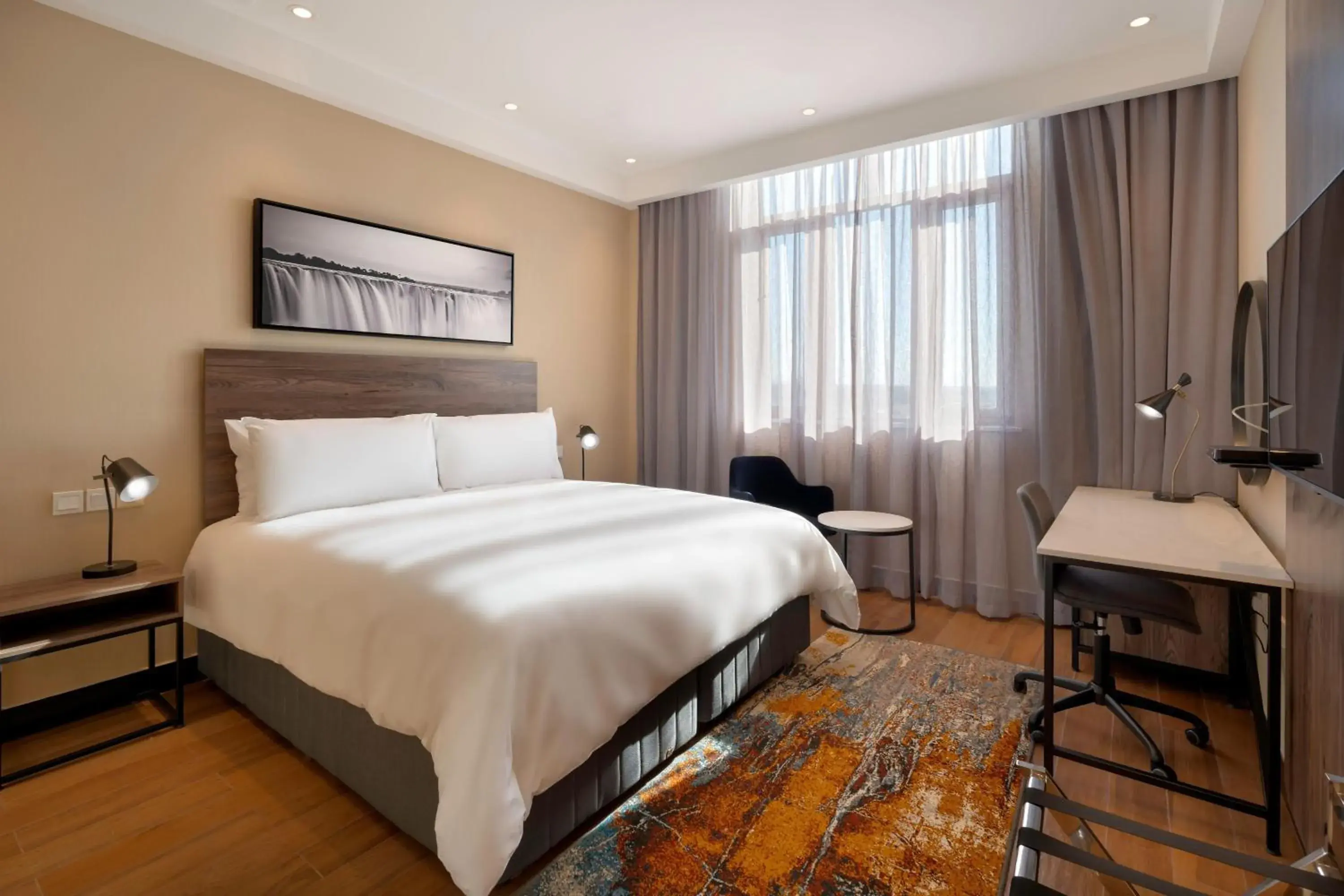 One-Bedroom King Suite with Garden View in Protea Hotel by Marriott Lusaka International Airport One-Bedroom King Suite with Garden View in Protea Hotel by Marriott Lusaka International Airport