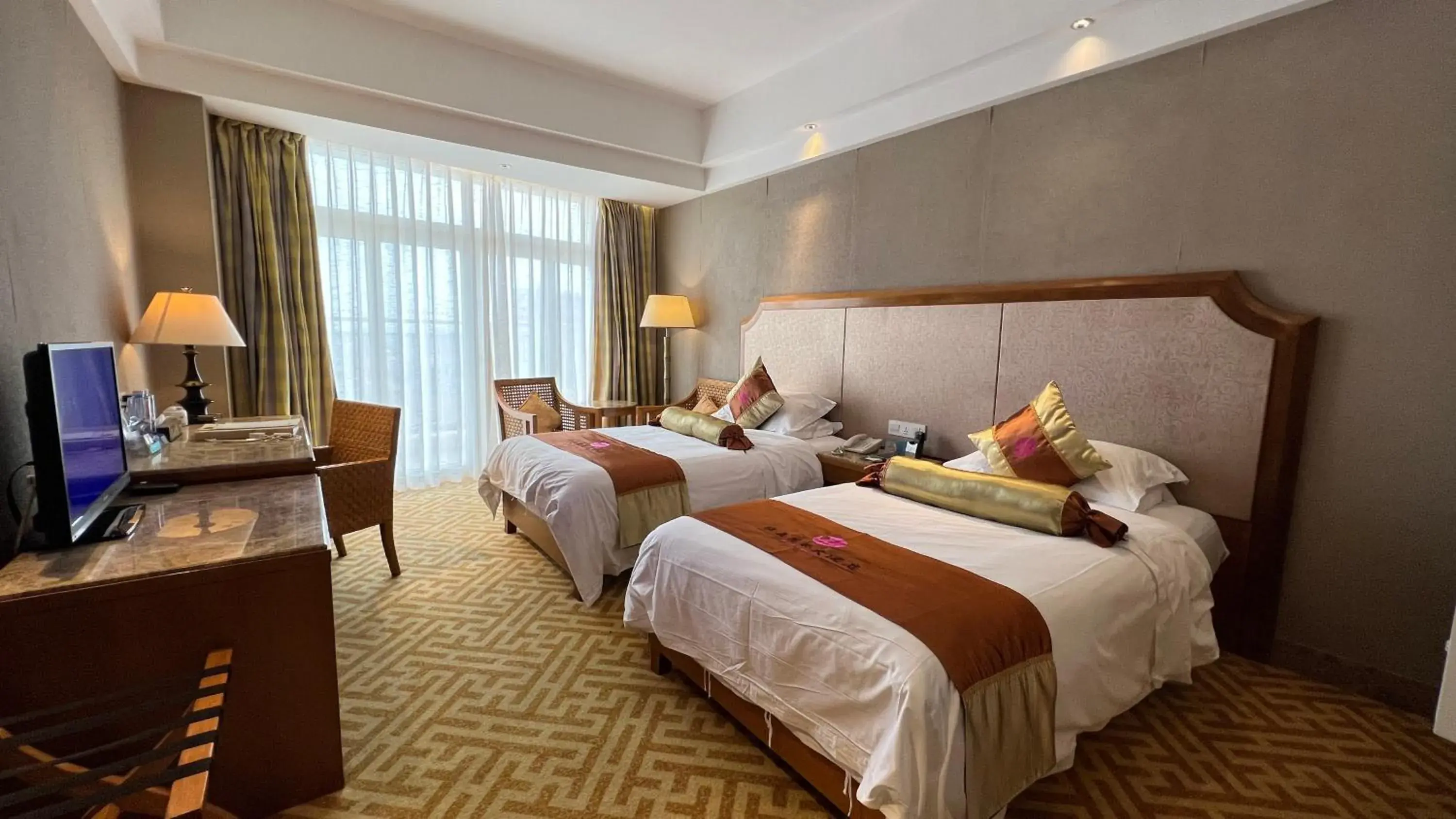Executive Twin Room in Wenchang Waika Hotel Executive Twin Room in Wenchang Waika Hotel