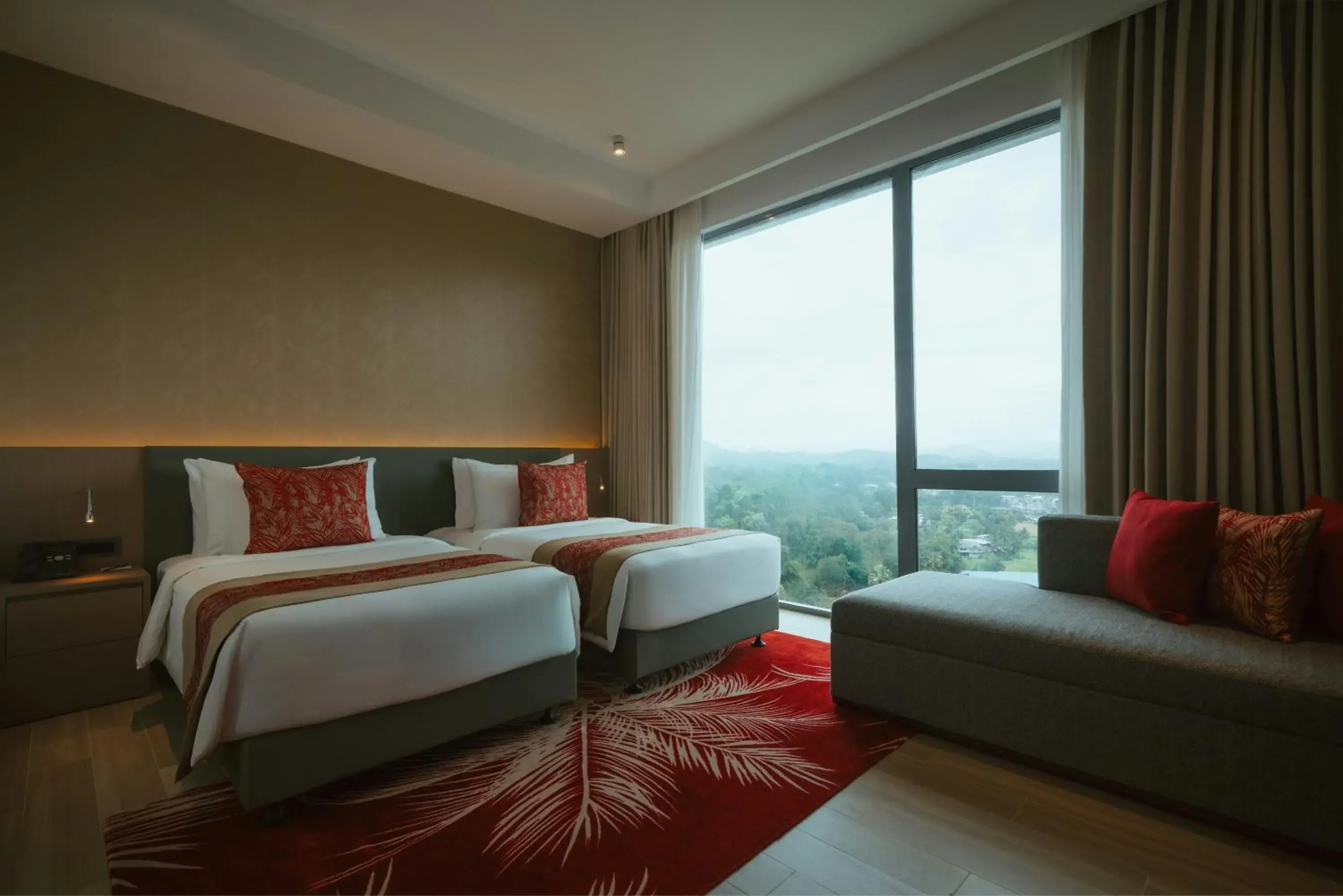 Deluxe Mountain View Twin Room - Heated Pool Access, 15% discount on Food and Beverages, Early Check In & Late Check Out on Availability in Kandy Myst by Cinnamon Deluxe Mountain View Twin Room - Heated Pool Access, 15% discount on Food and Beverages, Early Check In & Late Check Out on Availability in Kandy Myst by Cinnamon