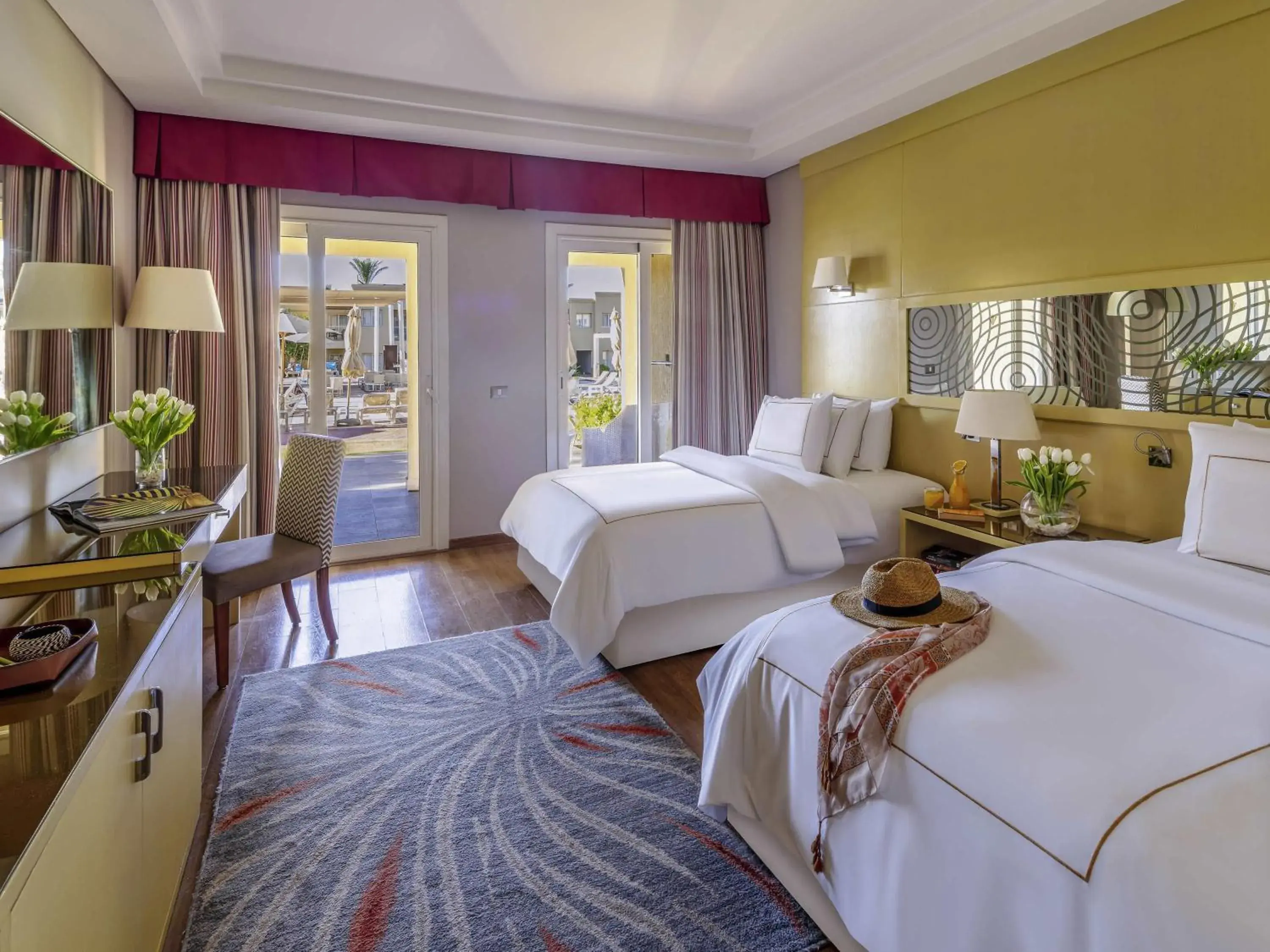 Superior Room Twin Bed in Rixos Premium Seagate Superior Room Twin Bed in Rixos Premium Seagate