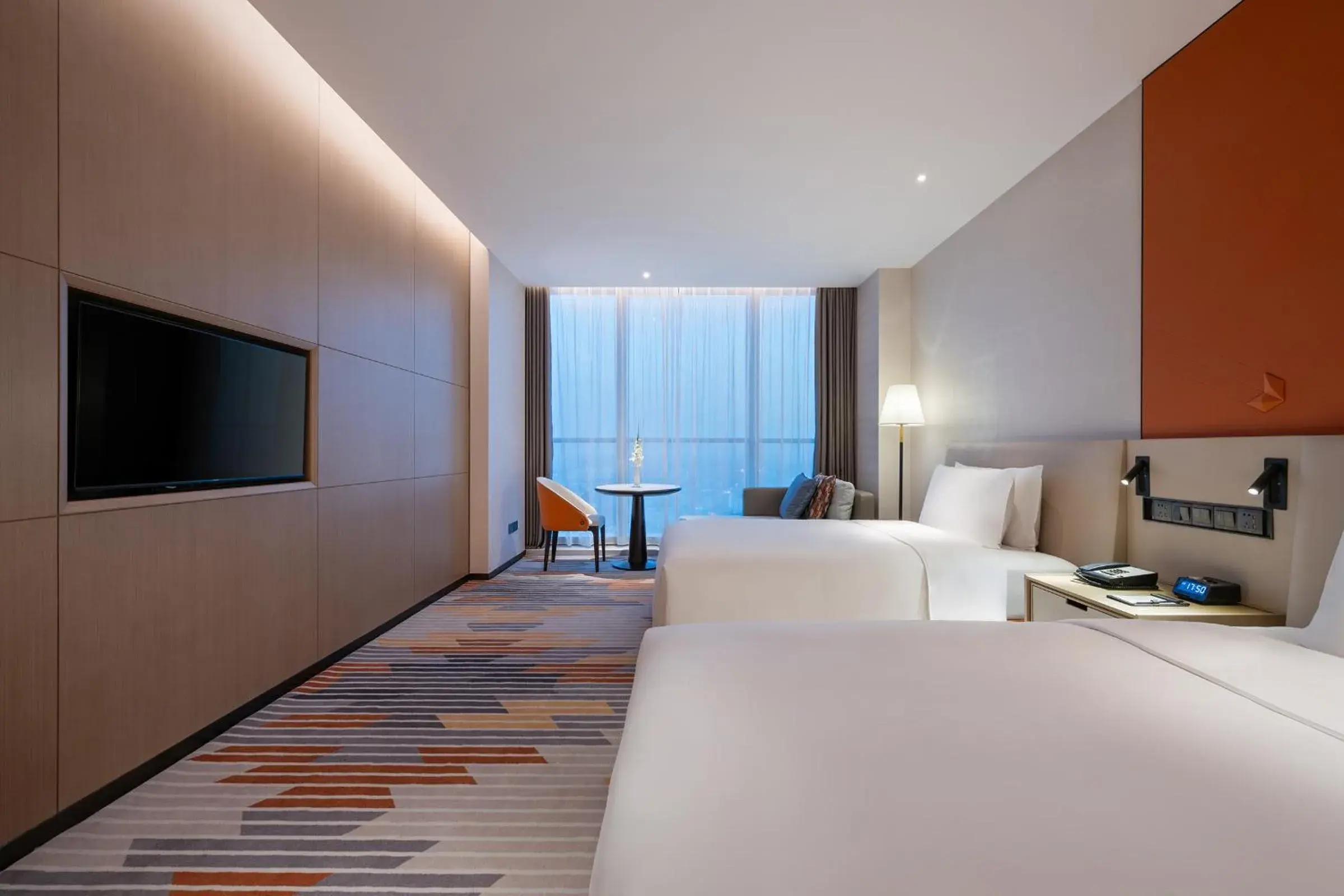 Superior Twin Room in The Qube Hotel Shanghai Qingpu Superior Twin Room in The Qube Hotel Shanghai Qingpu