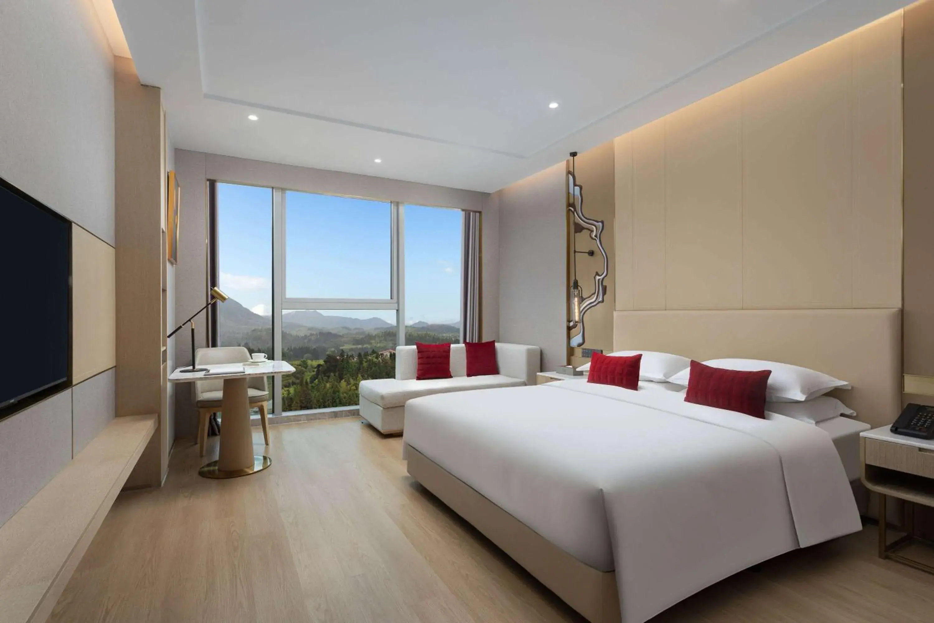 Deluxe King Room in Ramada by Wyndham Zhouning Deluxe King Room in Ramada by Wyndham Zhouning