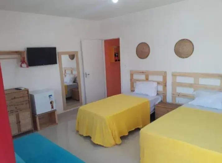 Family Room with Balcony in Pousada Boneca de Pano Family Room with Balcony in Pousada Boneca de Pano