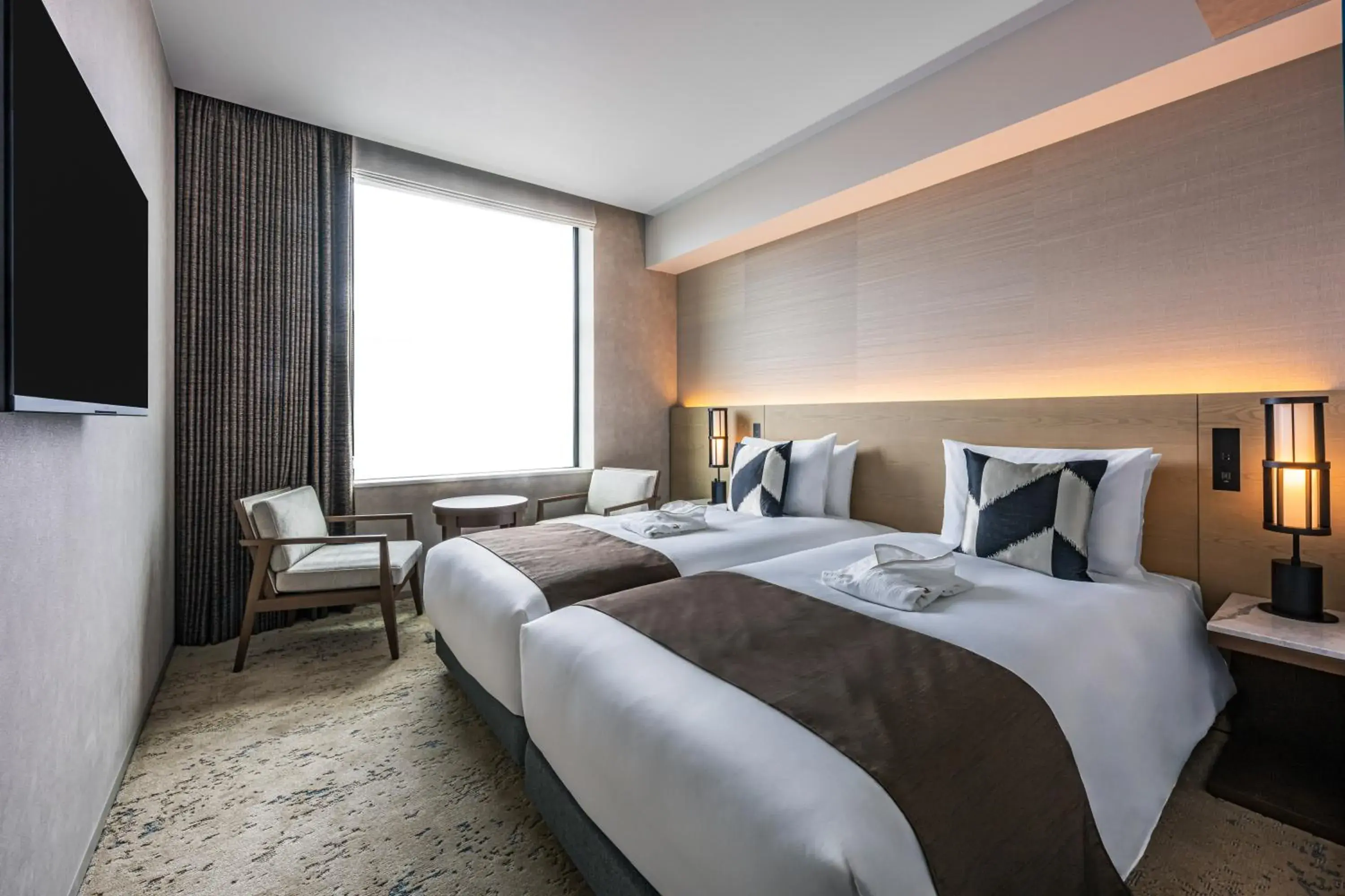 Standard Hollywood Twin Room - Non-Smoking in The Gate Hotel Fukuoka by Hulic Standard Hollywood Twin Room - Non-Smoking in The Gate Hotel Fukuoka by Hulic