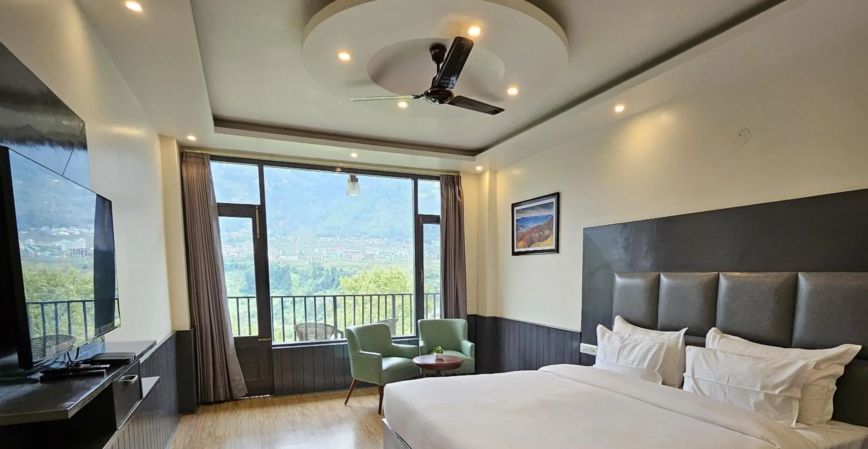 Deluxe Double Room with Balcony in Vine Hills Manali Deluxe Double Room with Balcony in Vine Hills Manali