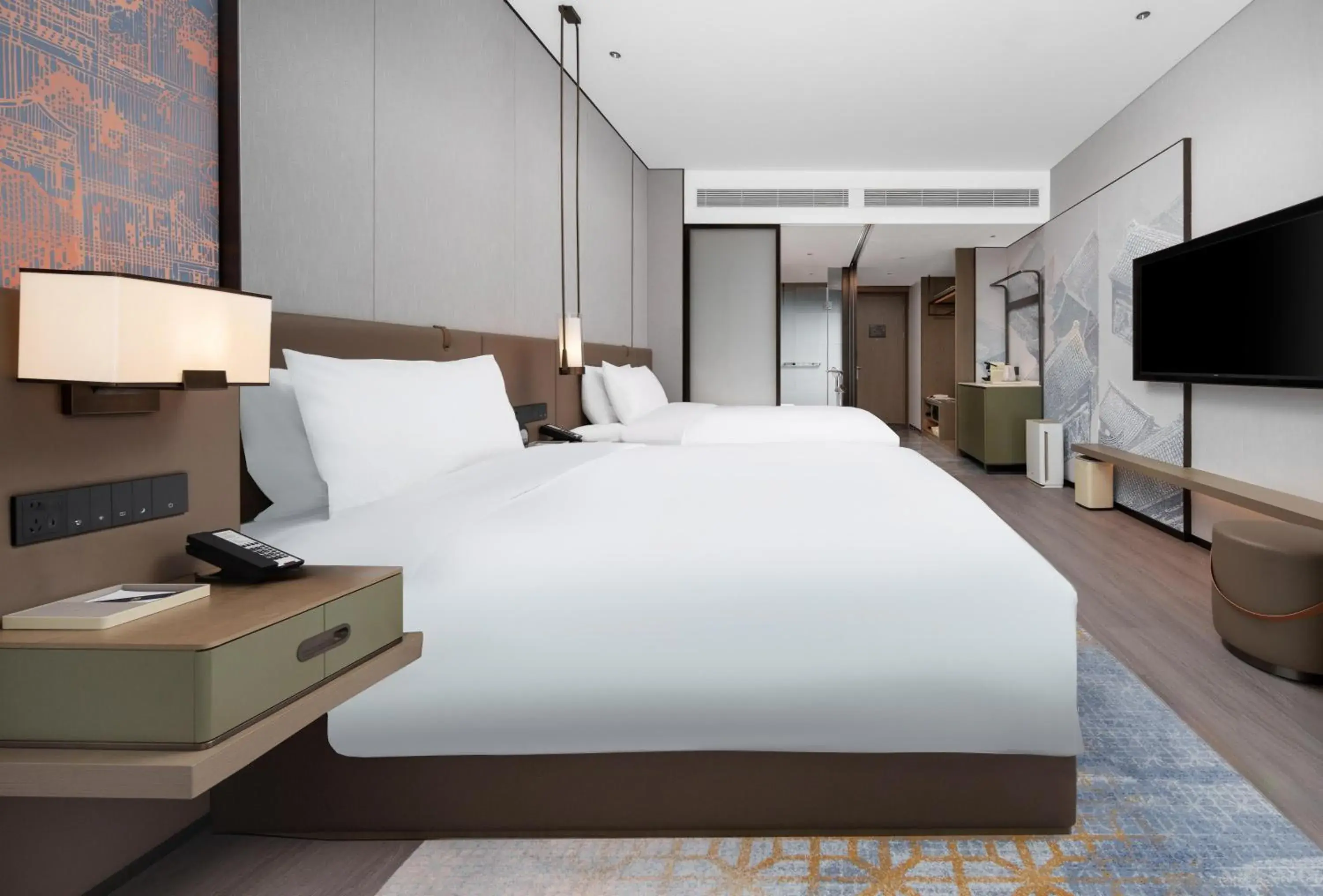 Deluxe Double Room with Two Double Beds in Grand Mercure Changzhou Luoxi Deluxe Double Room with Two Double Beds in Grand Mercure Changzhou Luoxi