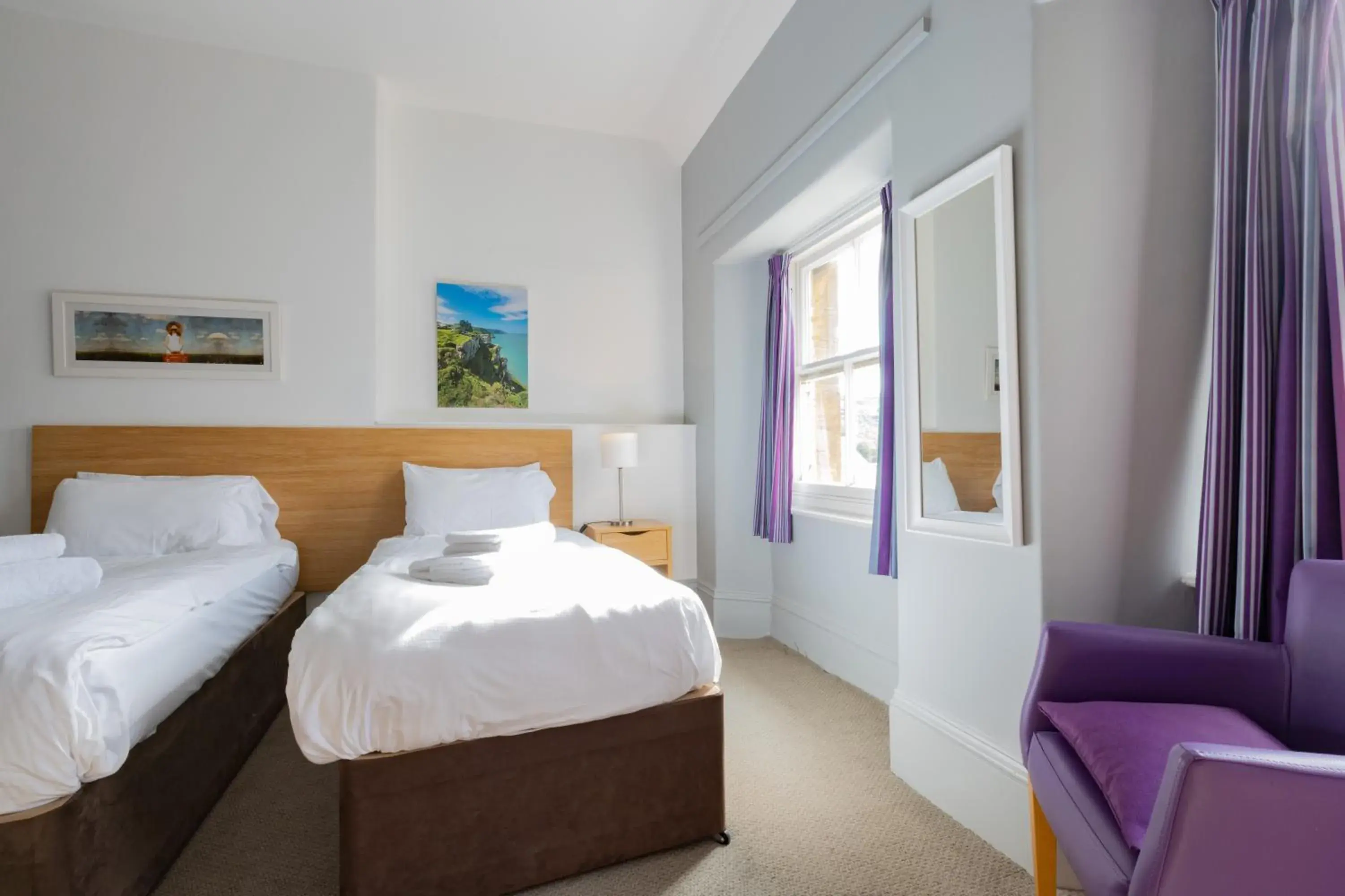 Twin Room with Sea View in The Valley of Rocks Hotel Twin Room with Sea View in The Valley of Rocks Hotel