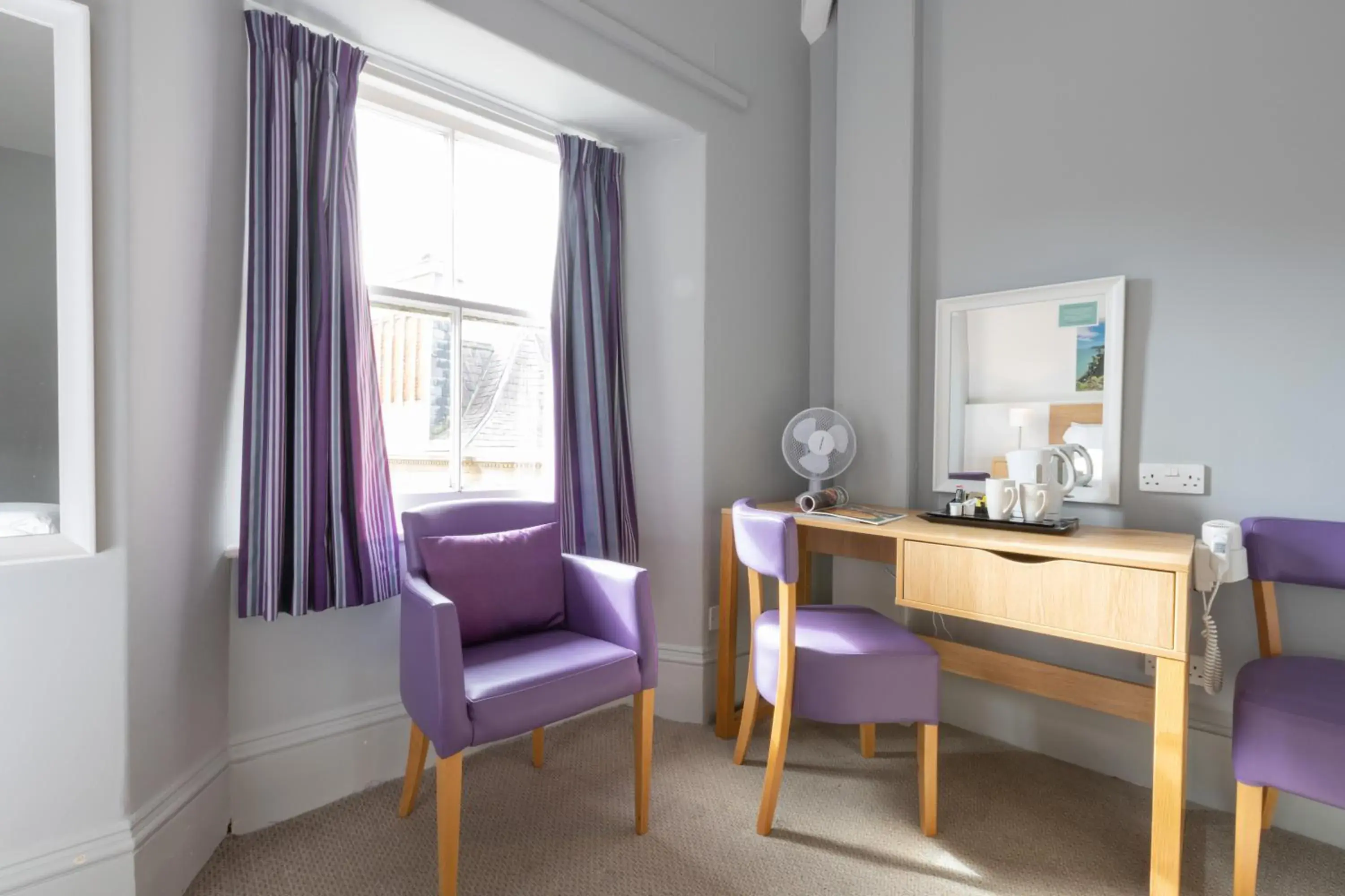 Twin Room in The Valley of Rocks Hotel Twin Room in The Valley of Rocks Hotel