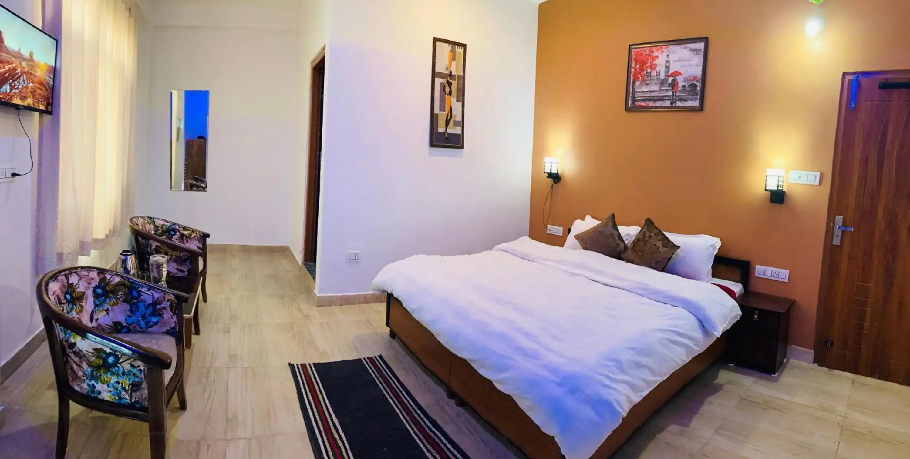 King Room with Mountain View in Snow Crest Residency - A Pure Veg Hotel King Room with Mountain View in Snow Crest Residency - A Pure Veg Hotel