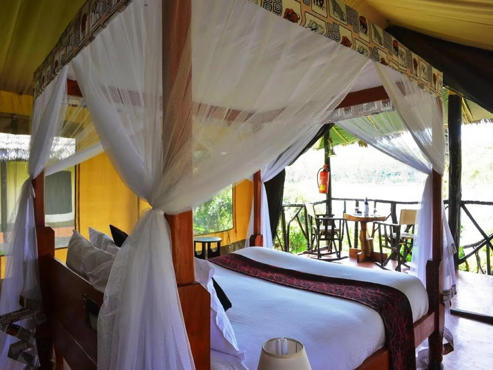 Double Room with Lake View - single occupancy in Crater Lake Tented Camp And Game Sanctuary Double Room with Lake View - single occupancy in Crater Lake Tented Camp And Game Sanctuary