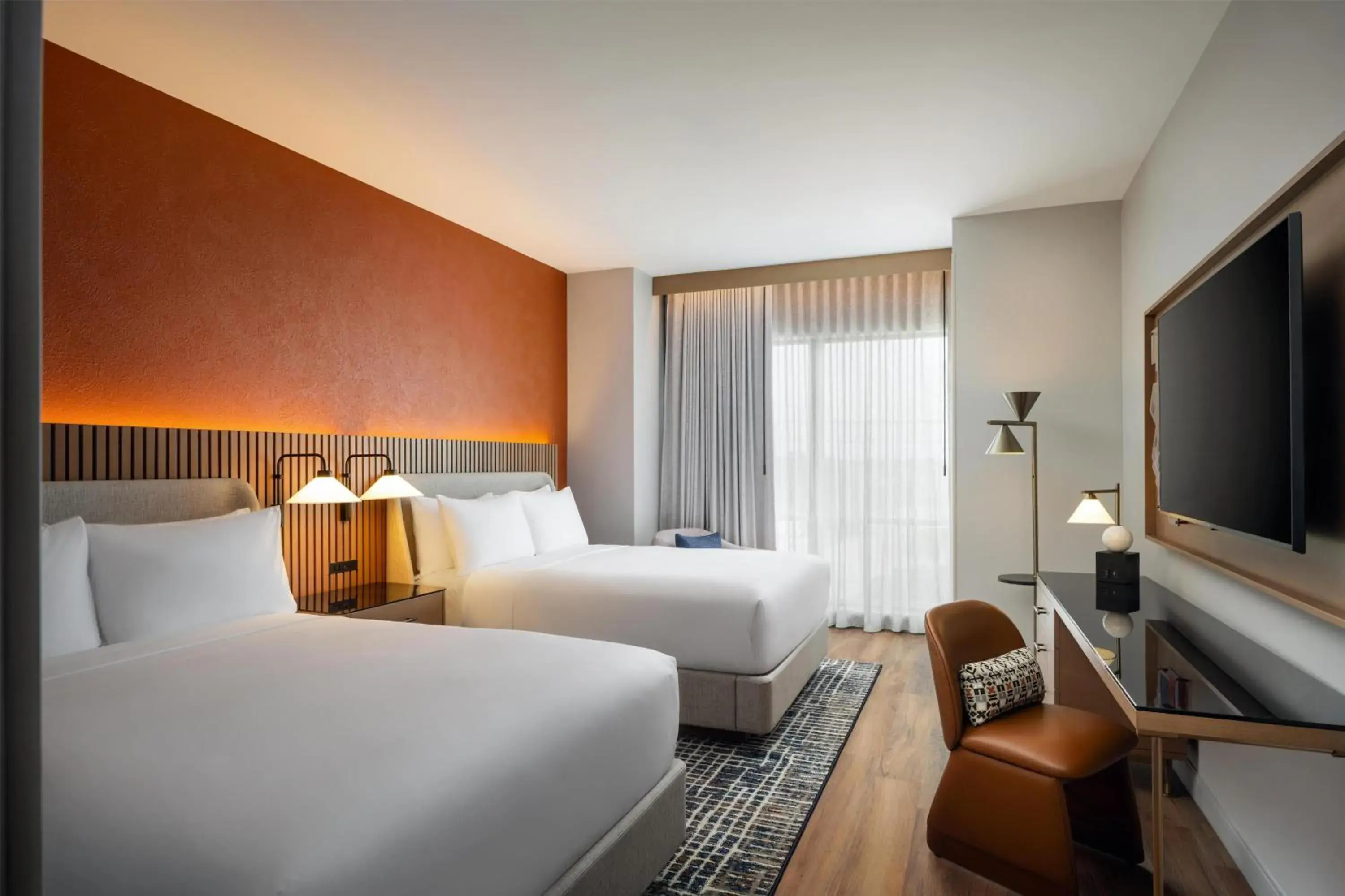 Queen Room with Two Queen Beds in The Nobleman Fort Worth, Tapestry Collection By Hilton Queen Room with Two Queen Beds in The Nobleman Fort Worth, Tapestry Collection By Hilton