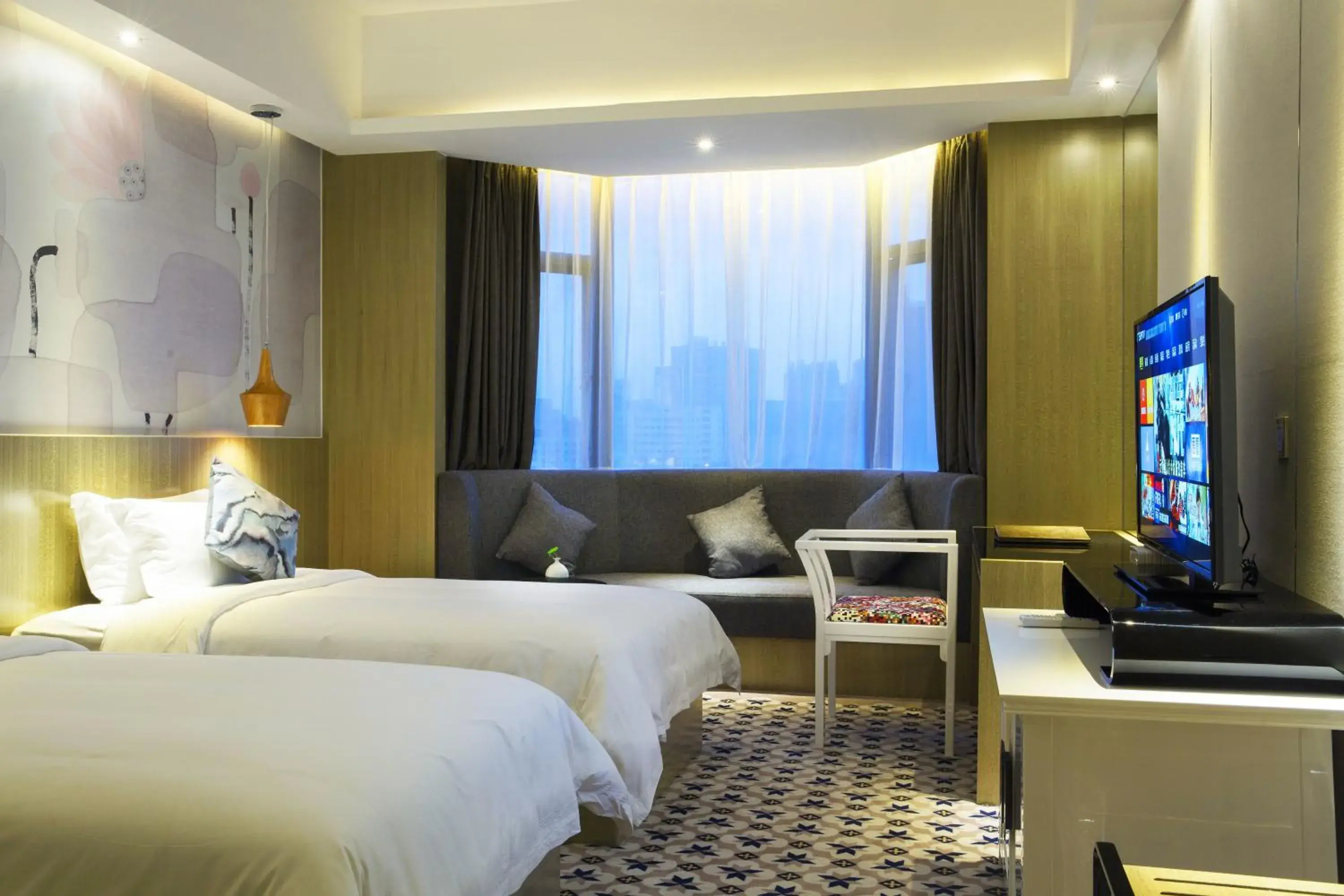 Superior Twin Room in Paco Hotel Tianpingjia Metro Guangzhou - Free Shuttle Bus For Canton Fair Superior Twin Room in Paco Hotel Tianpingjia Metro Guangzhou - Free Shuttle Bus For Canton Fair