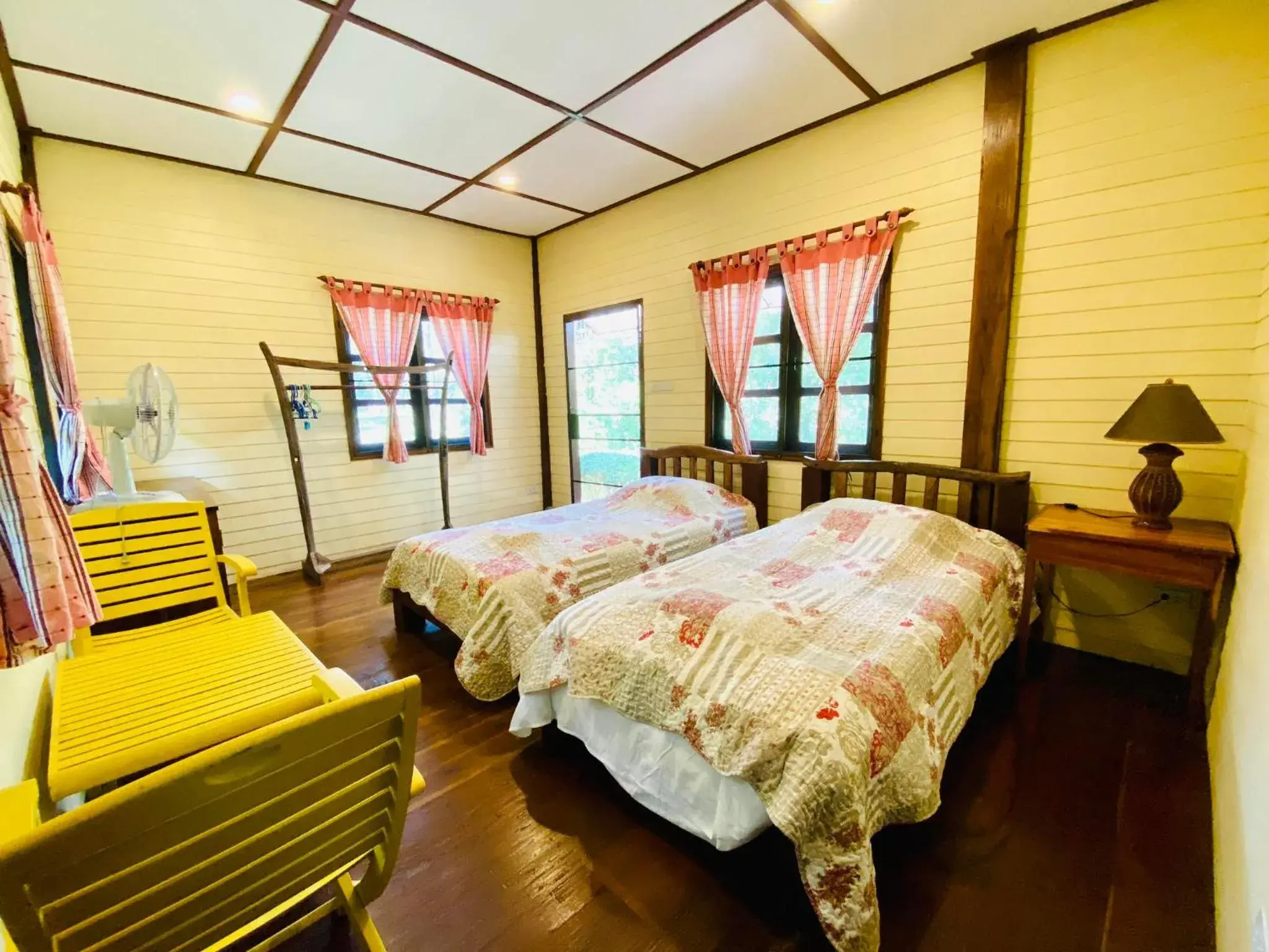 Quadruple Room with Private Bathroom - single occupancy in At Home Chiang Dao, Pooch Lovers Quadruple Room with Private Bathroom - single occupancy in At Home Chiang Dao, Pooch Lovers