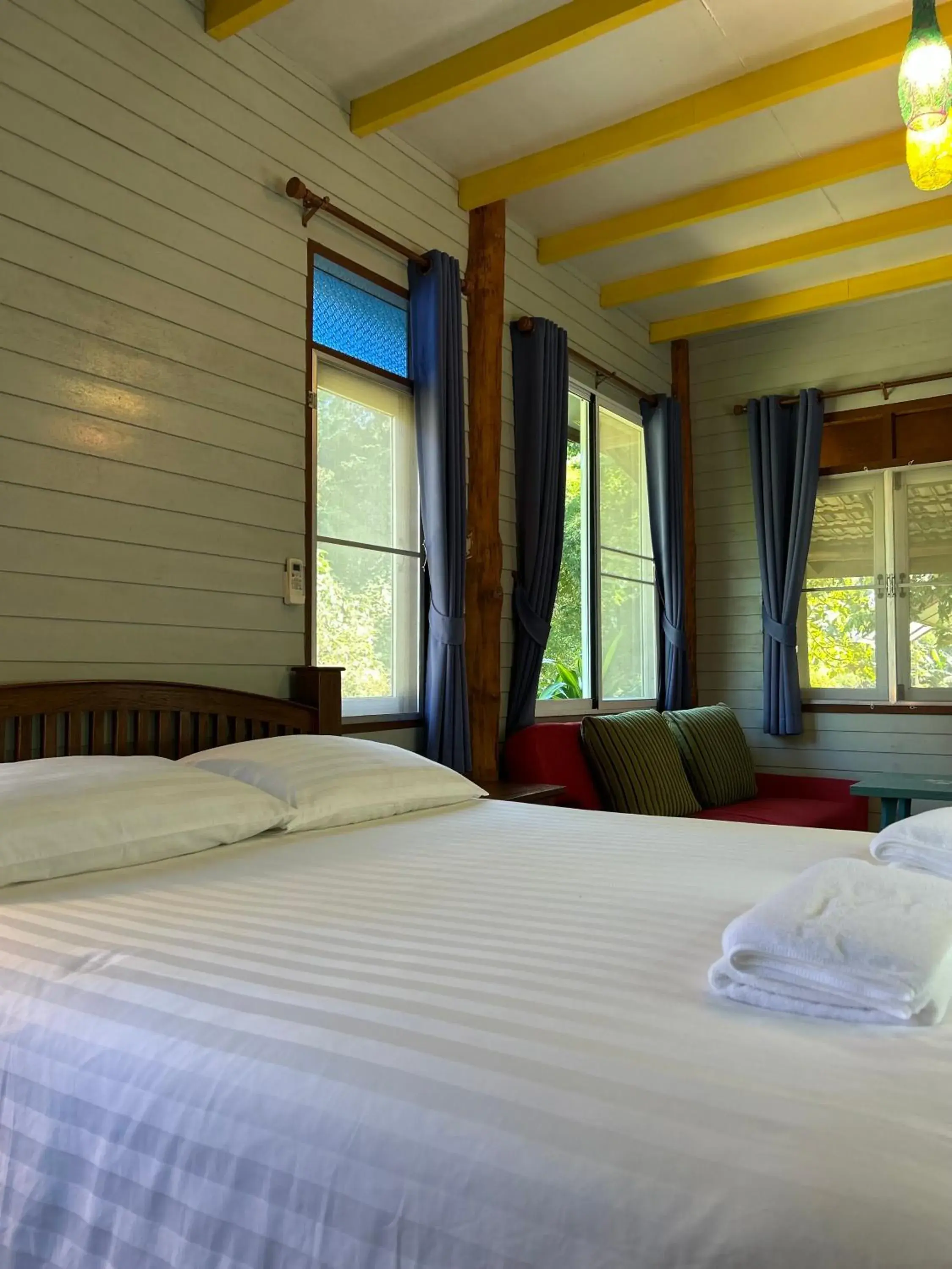 Deluxe Double Room with Balcony - single occupancy in At Home Chiang Dao, Pooch Lovers Deluxe Double Room with Balcony - single occupancy in At Home Chiang Dao, Pooch Lovers